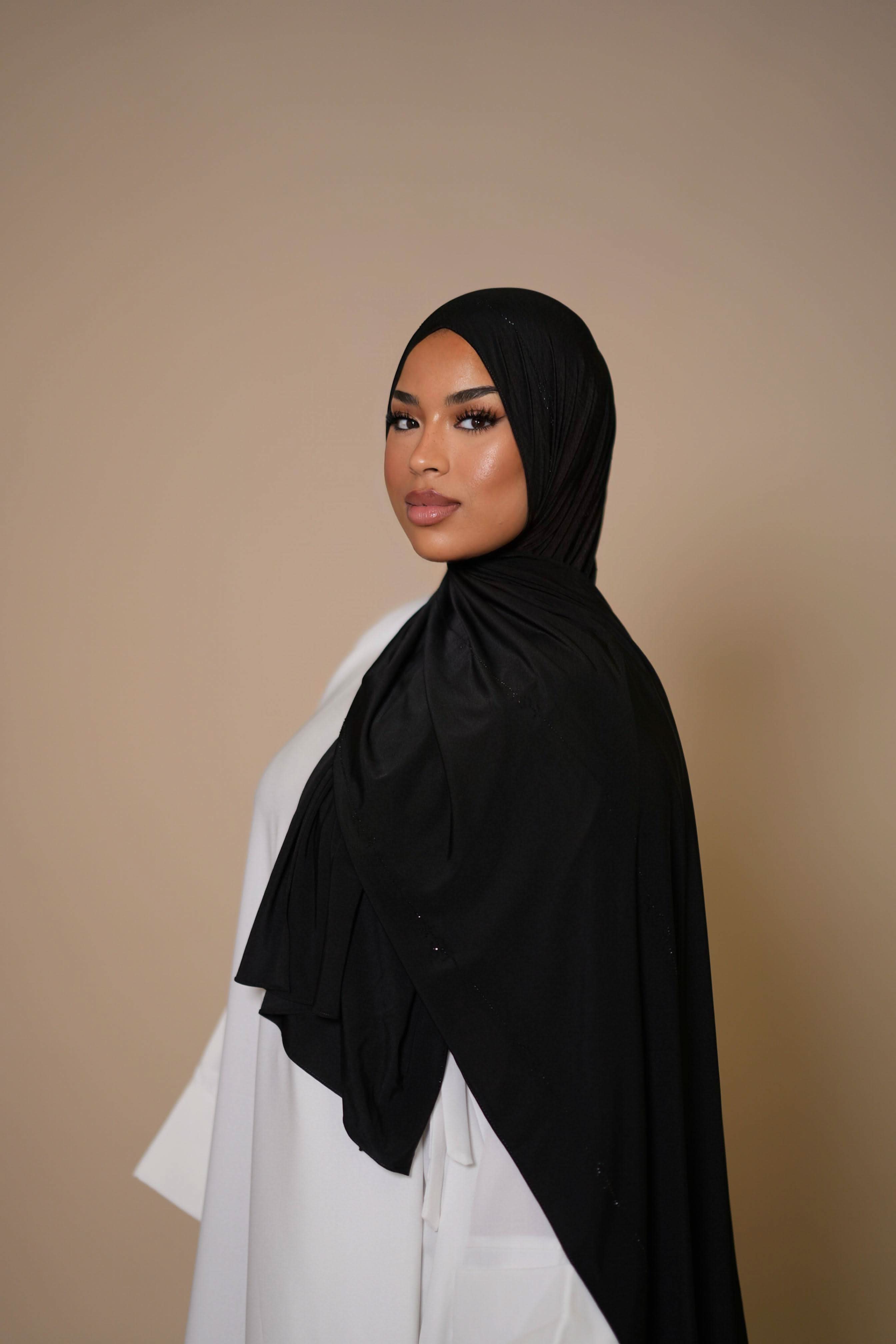 LSY Satin Premium Jersey - black - Losyana.Shop