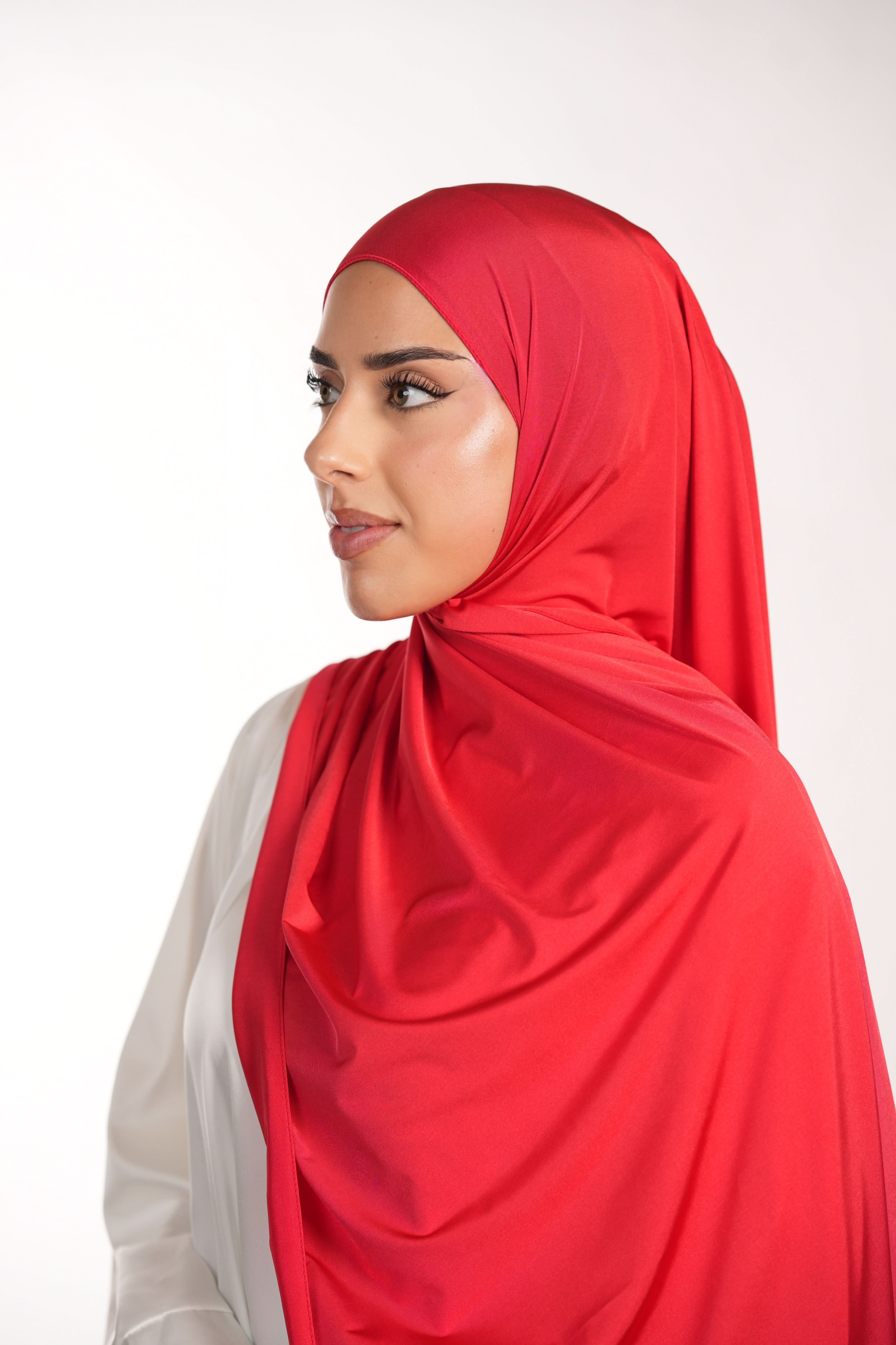 Satin Premium Jersey - red - Losyana.Shop