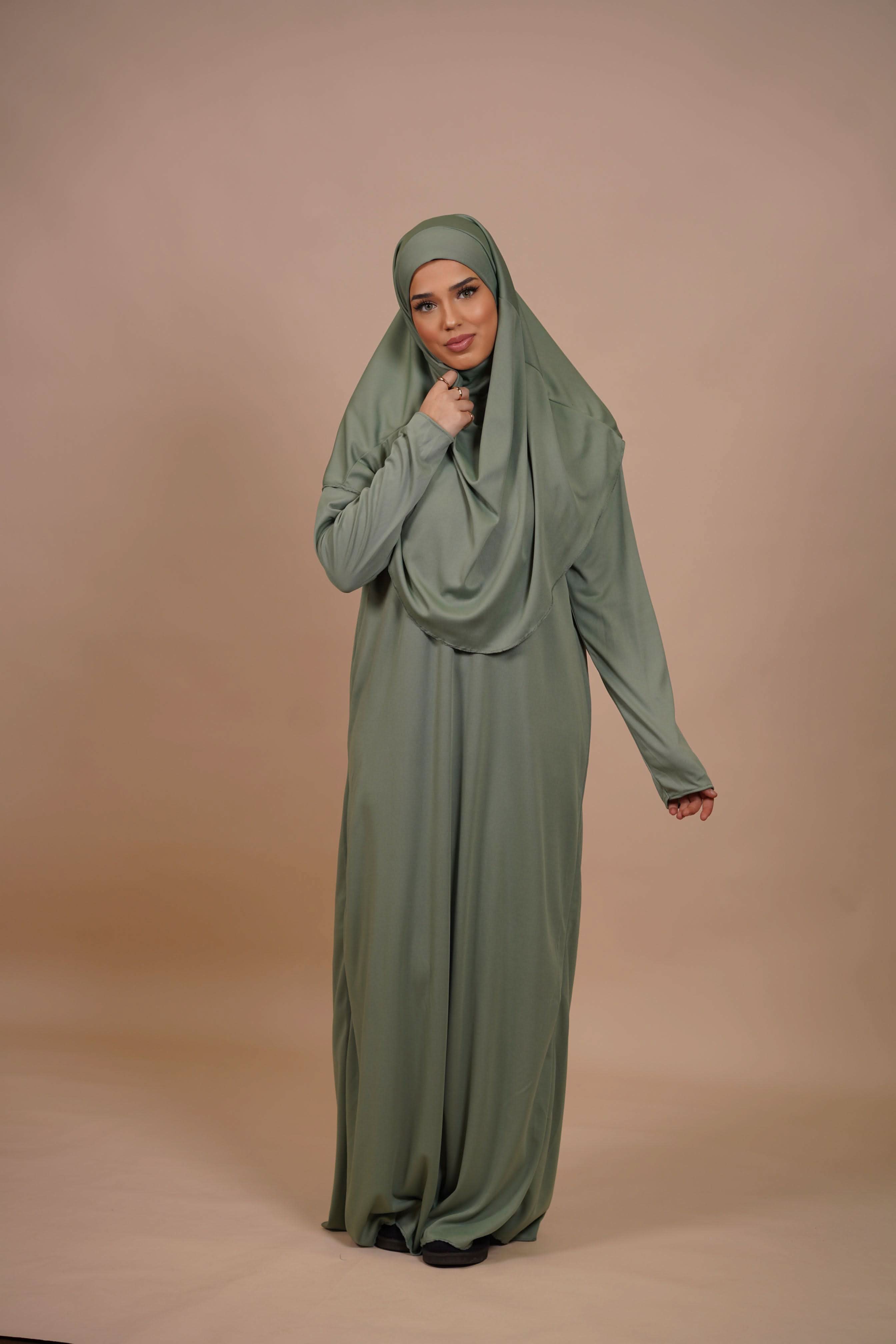 Gebetskleidung Jersey - olive green - Losyana.Shop