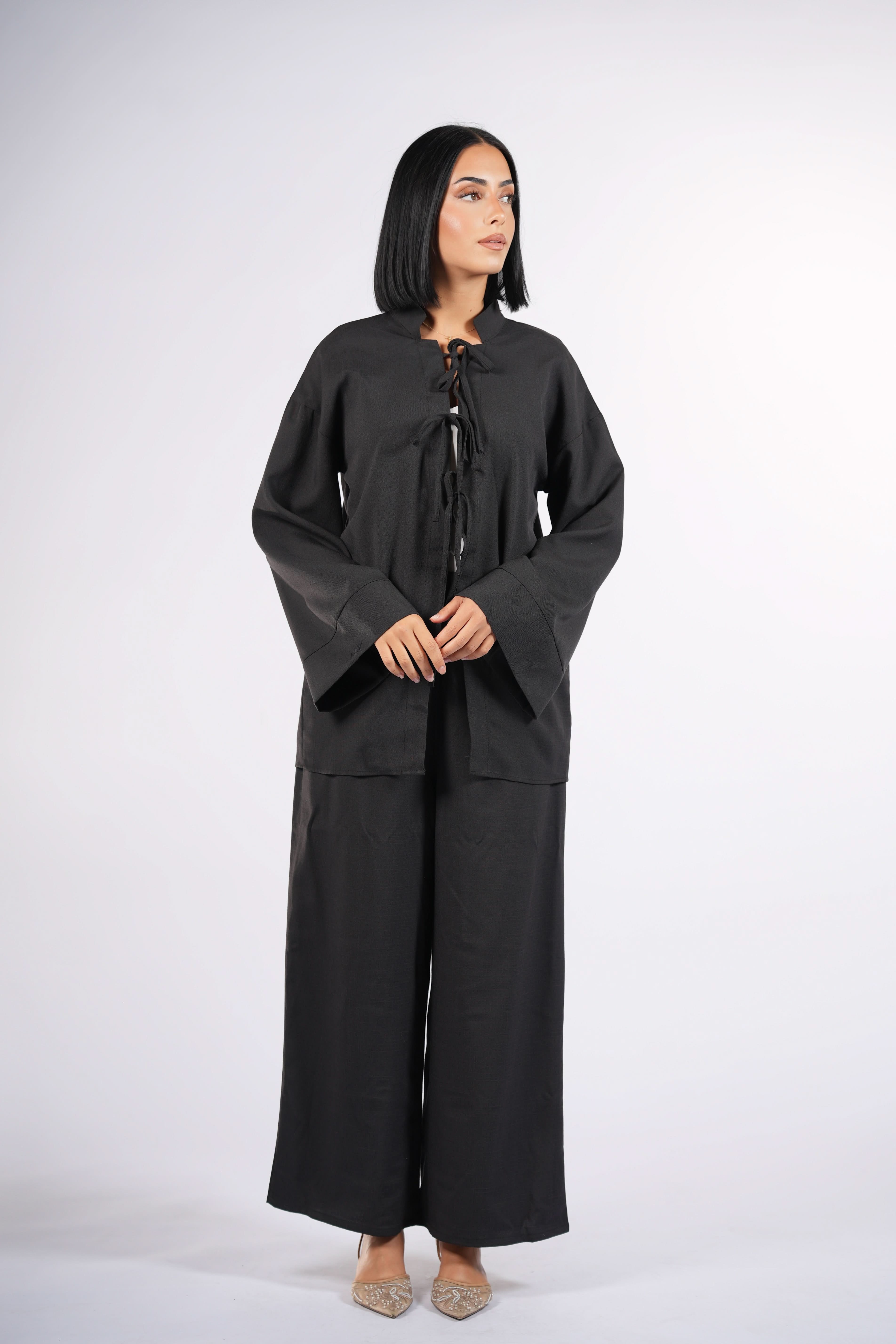 positano ease set - black - Losyana.Shop