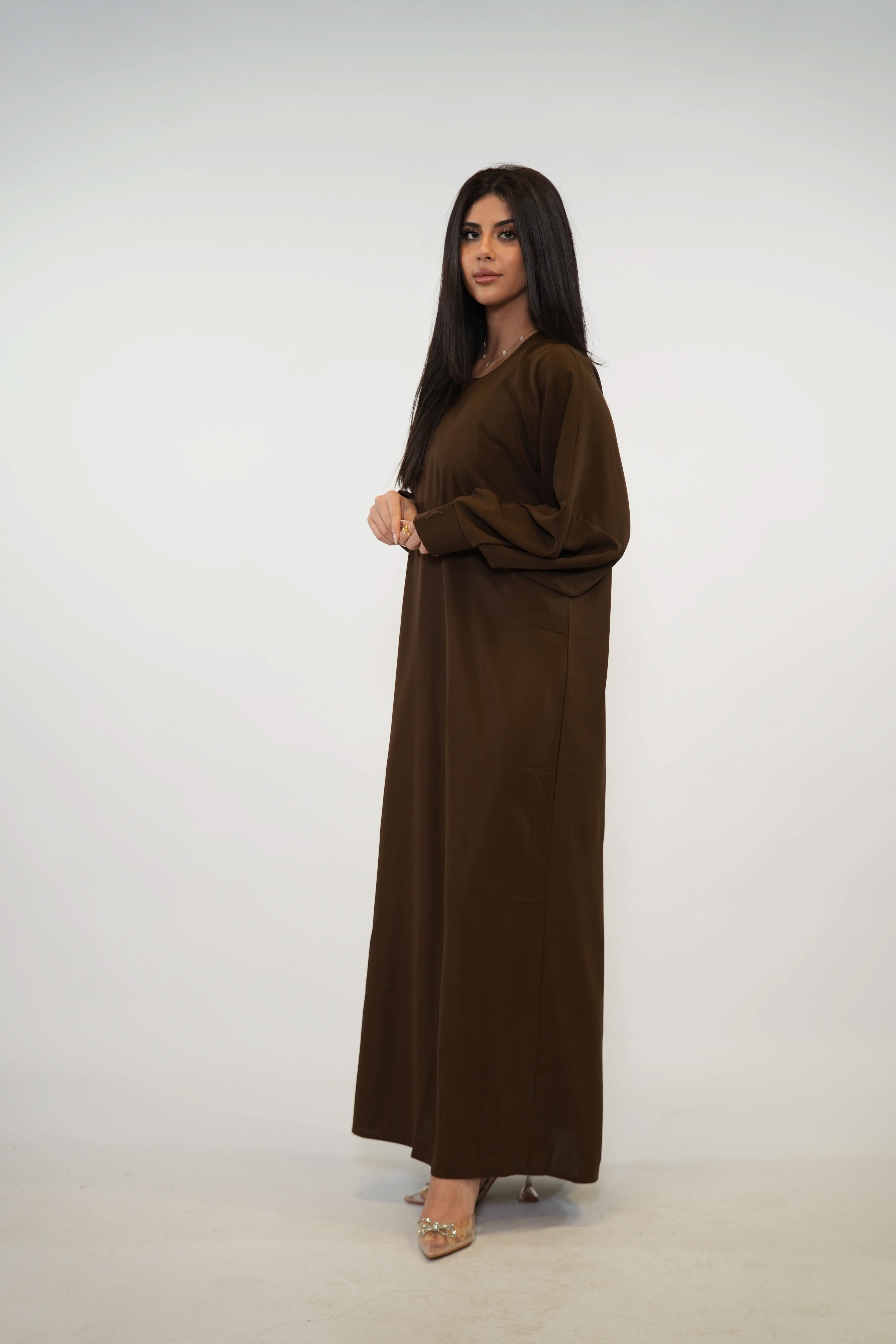 LY Abaya - brown sugar - Losyana.Shop