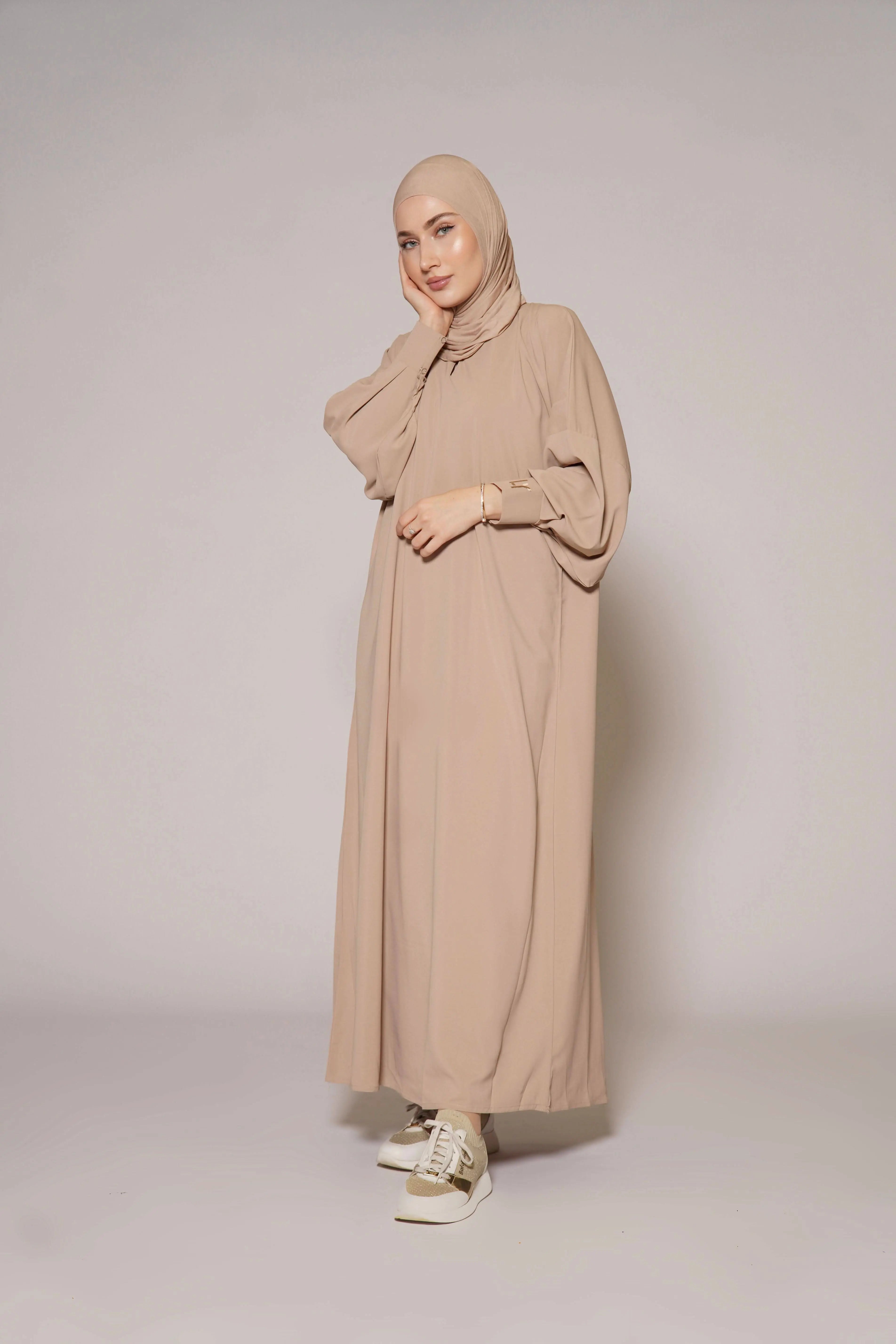 LY Abaya - beige - Losyana.Shop