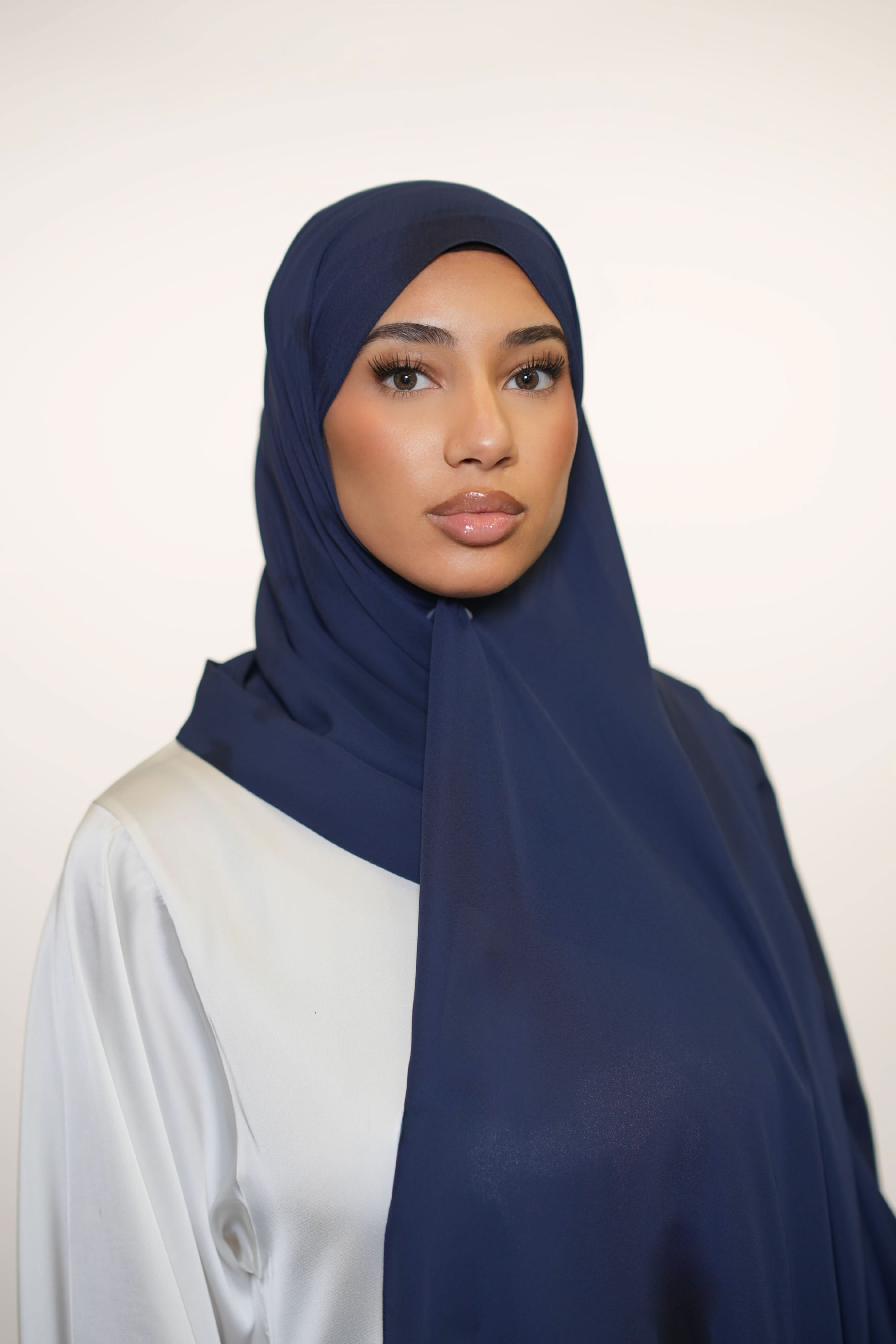 Crepe - royal blue - Losyana.Shop