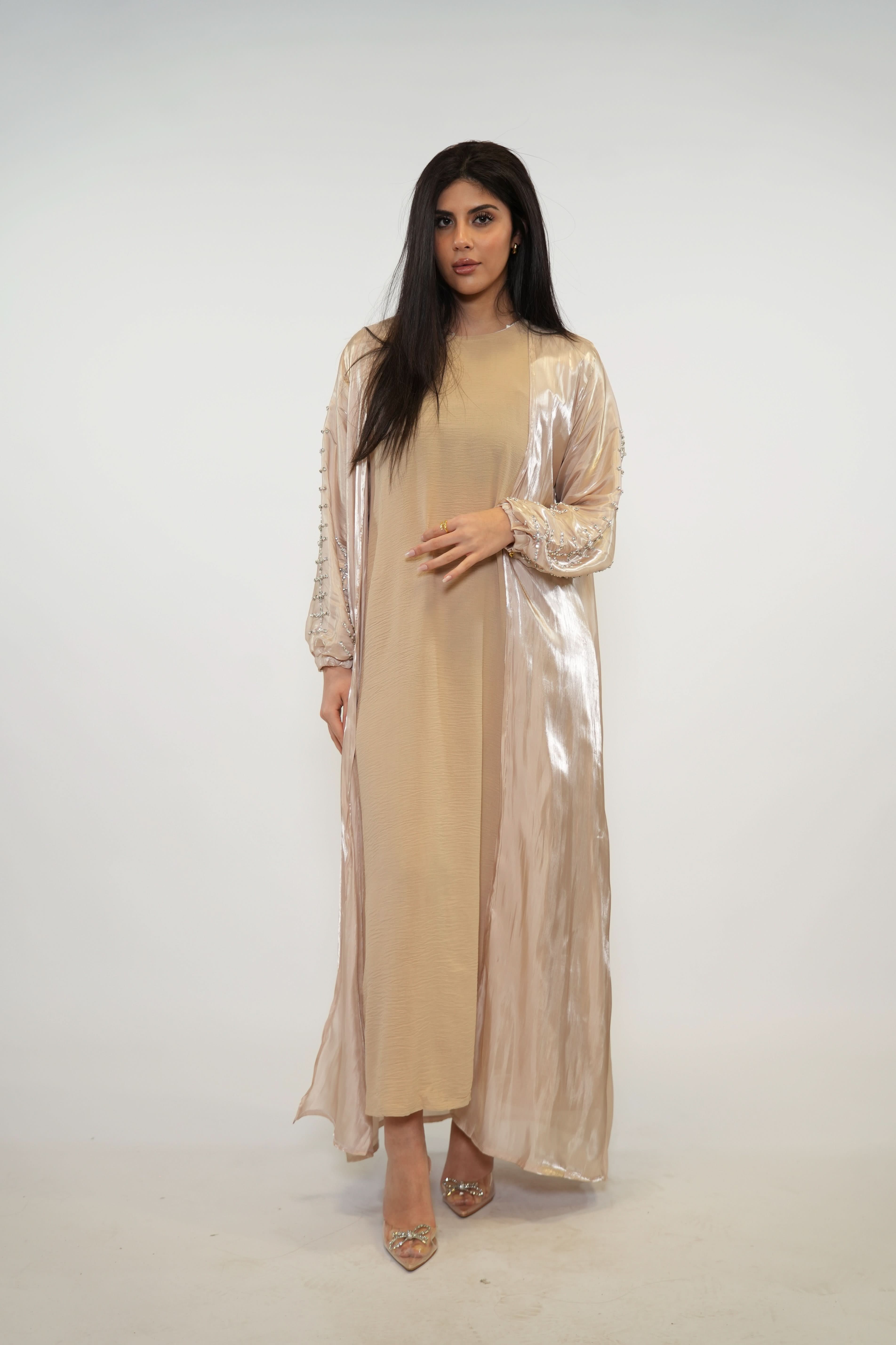 Pearl Abaya - beige - Losyana.Shop