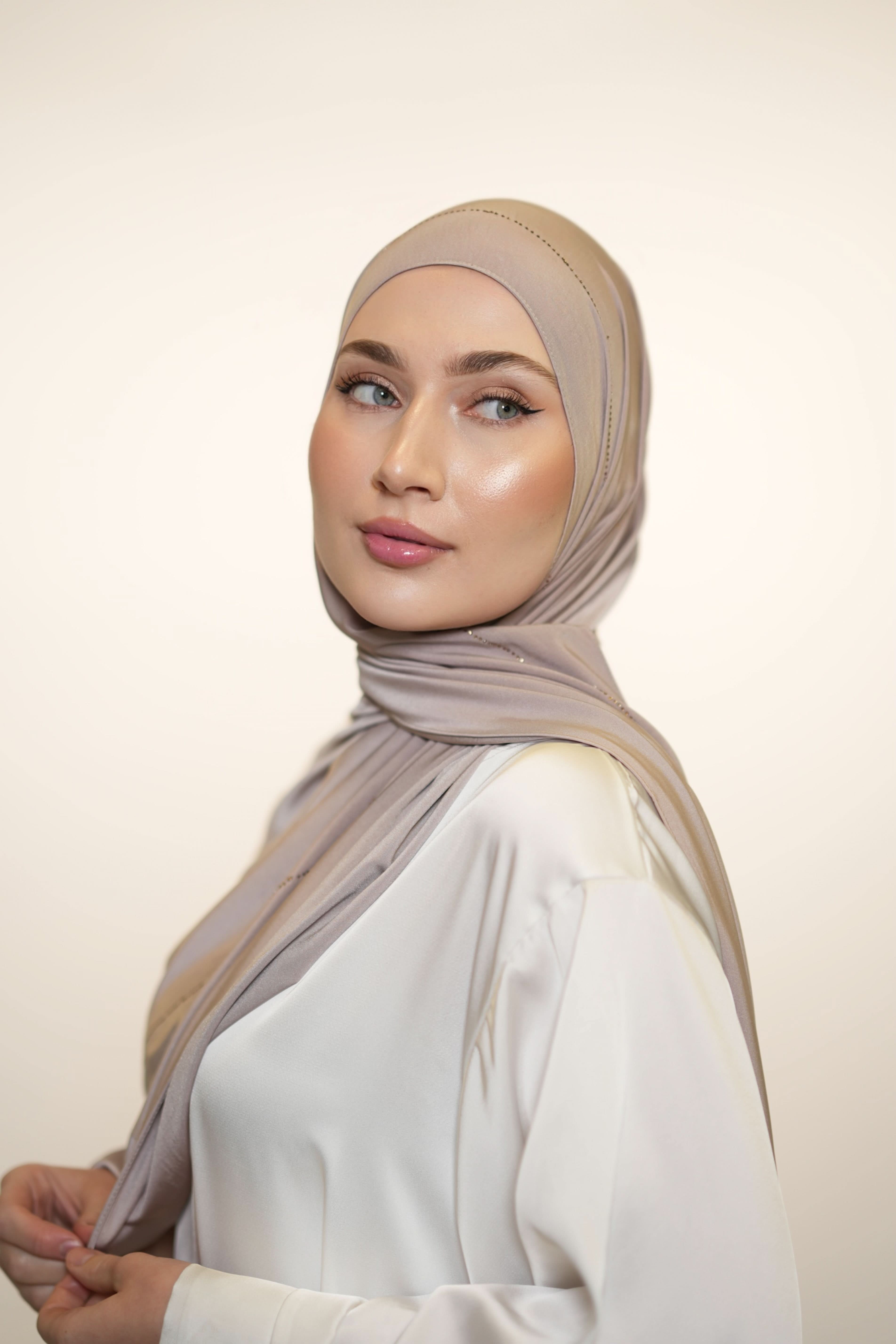 Diamond Satin premium Jersey - beige - Losyana.Shop