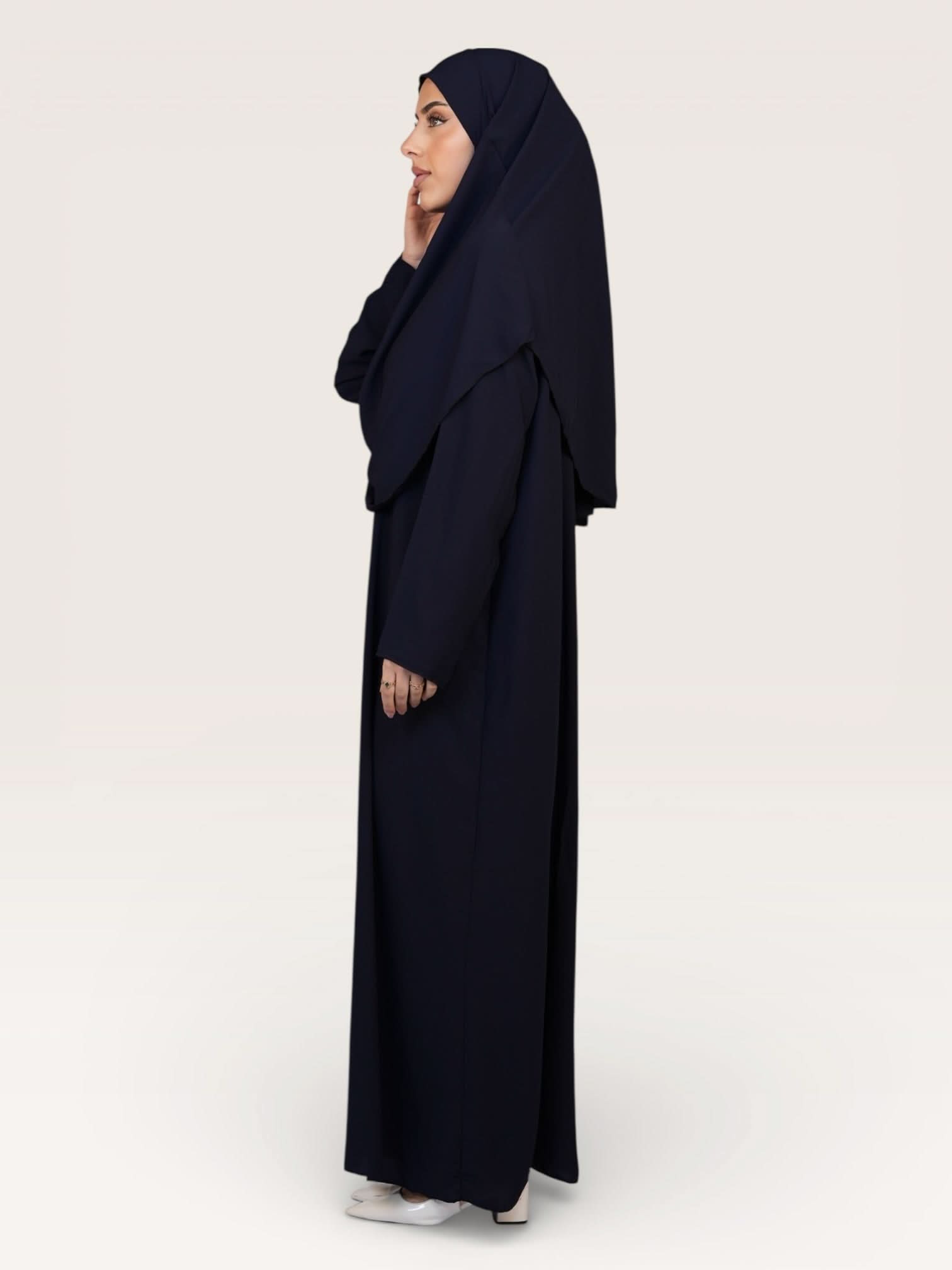 prayer dress medina - navy - Losyana.Shop