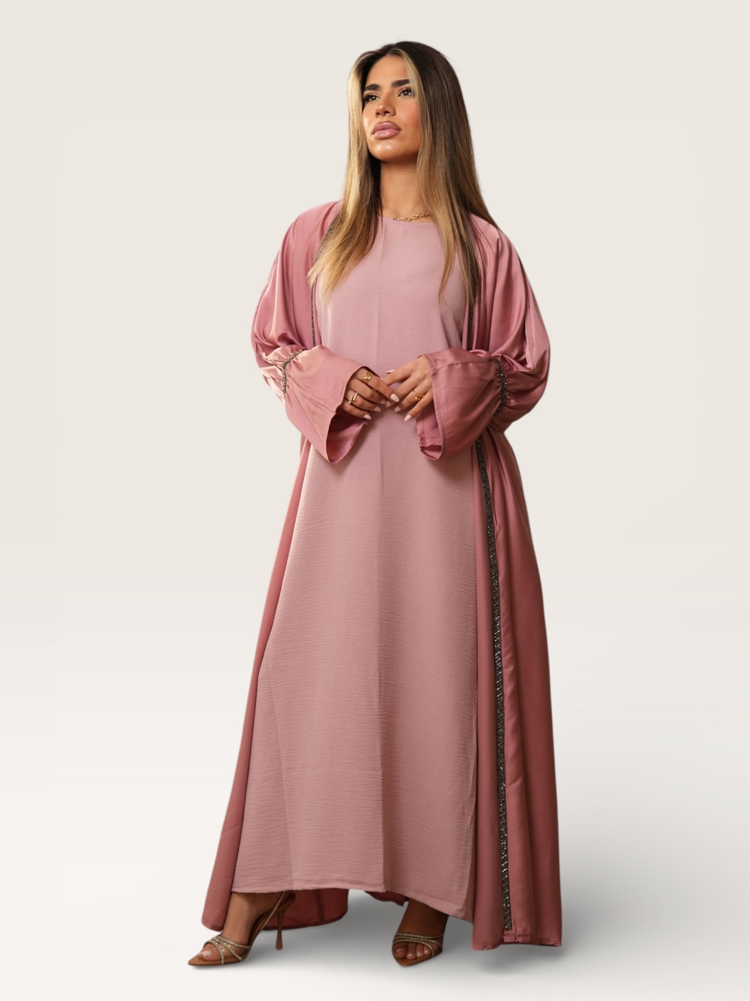 Satin Set - Pink - Losyana.Shop