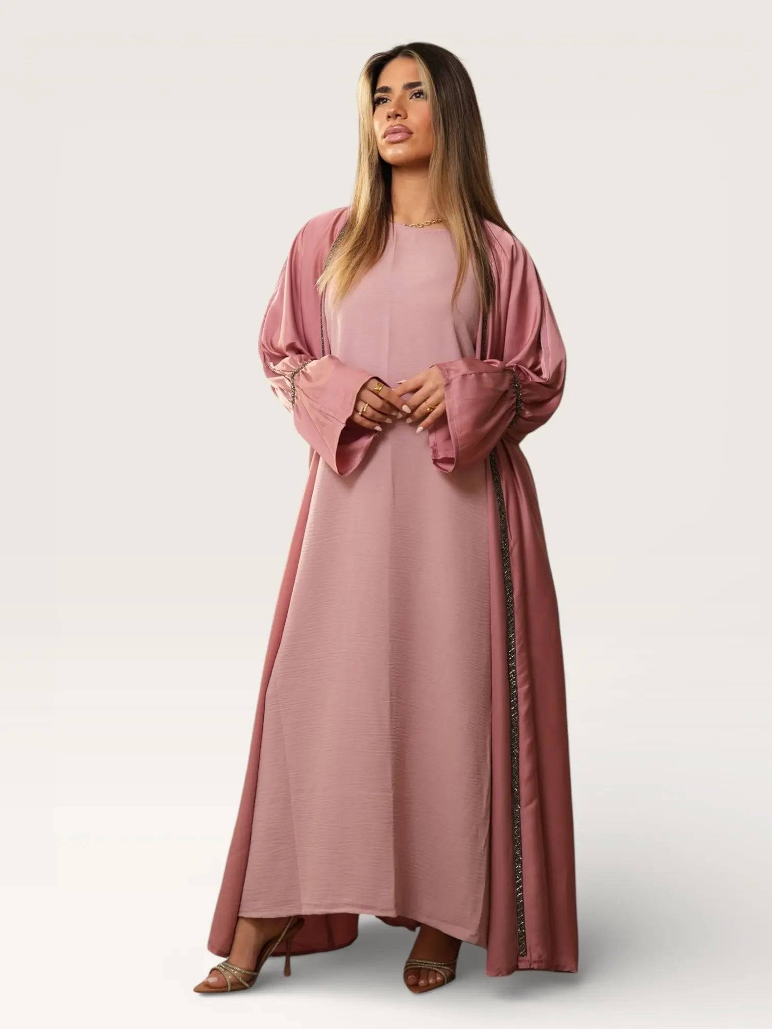 Satin Set - Pink - Losyana.Shop