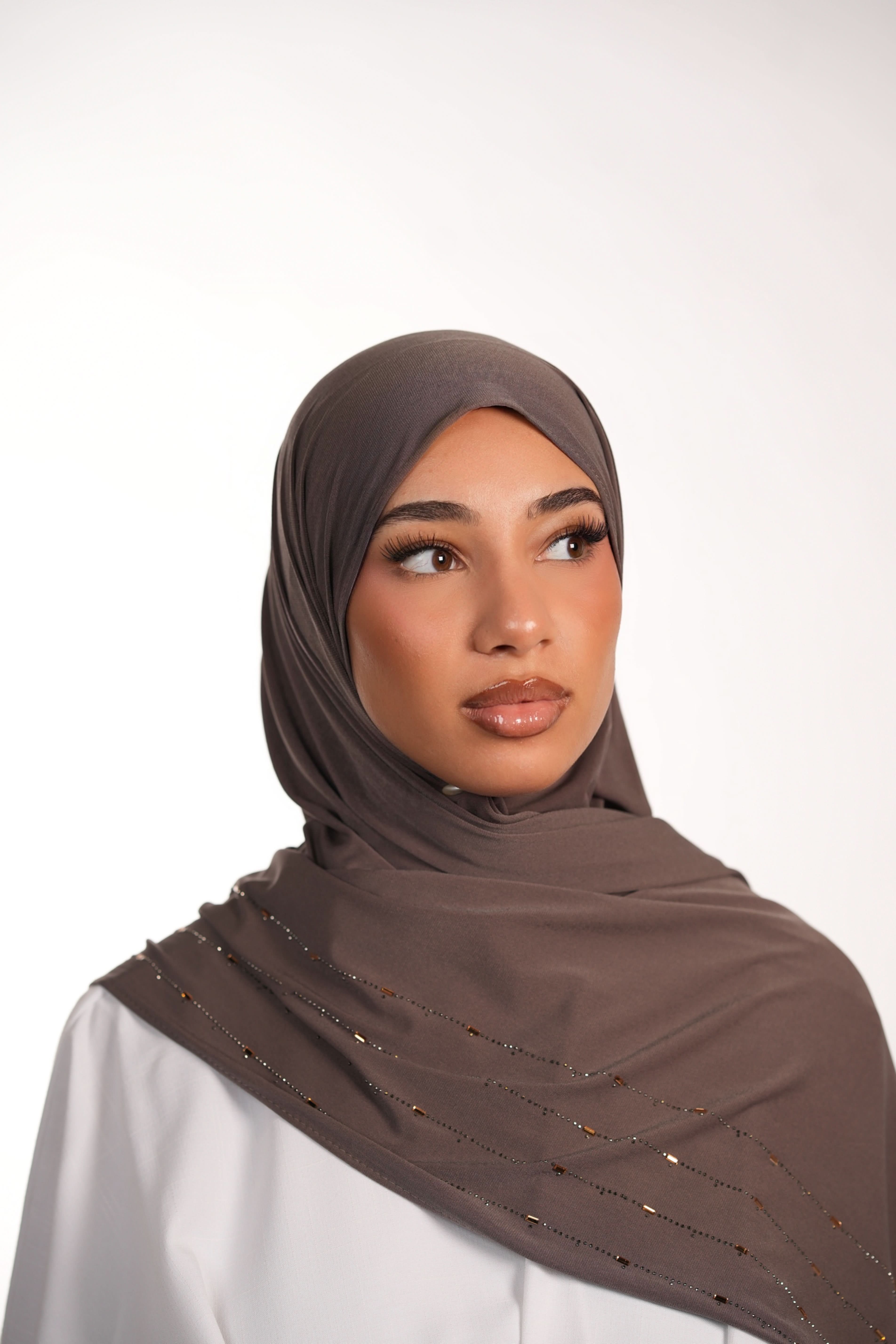 Premium Jersey Strass - wood - Losyana.Shop