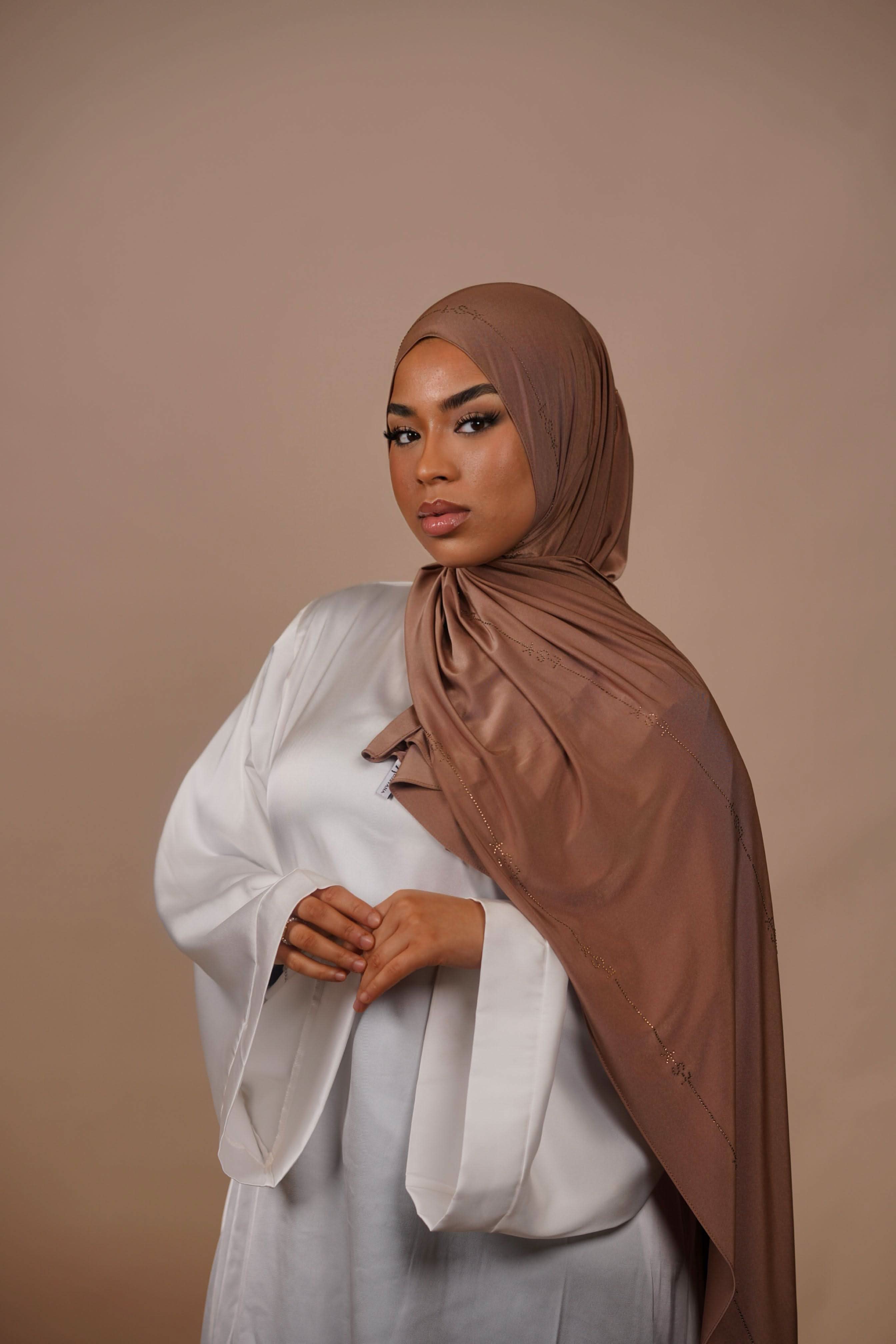 LSY Satin Premium Jersey - caramel - Losyana.Shop