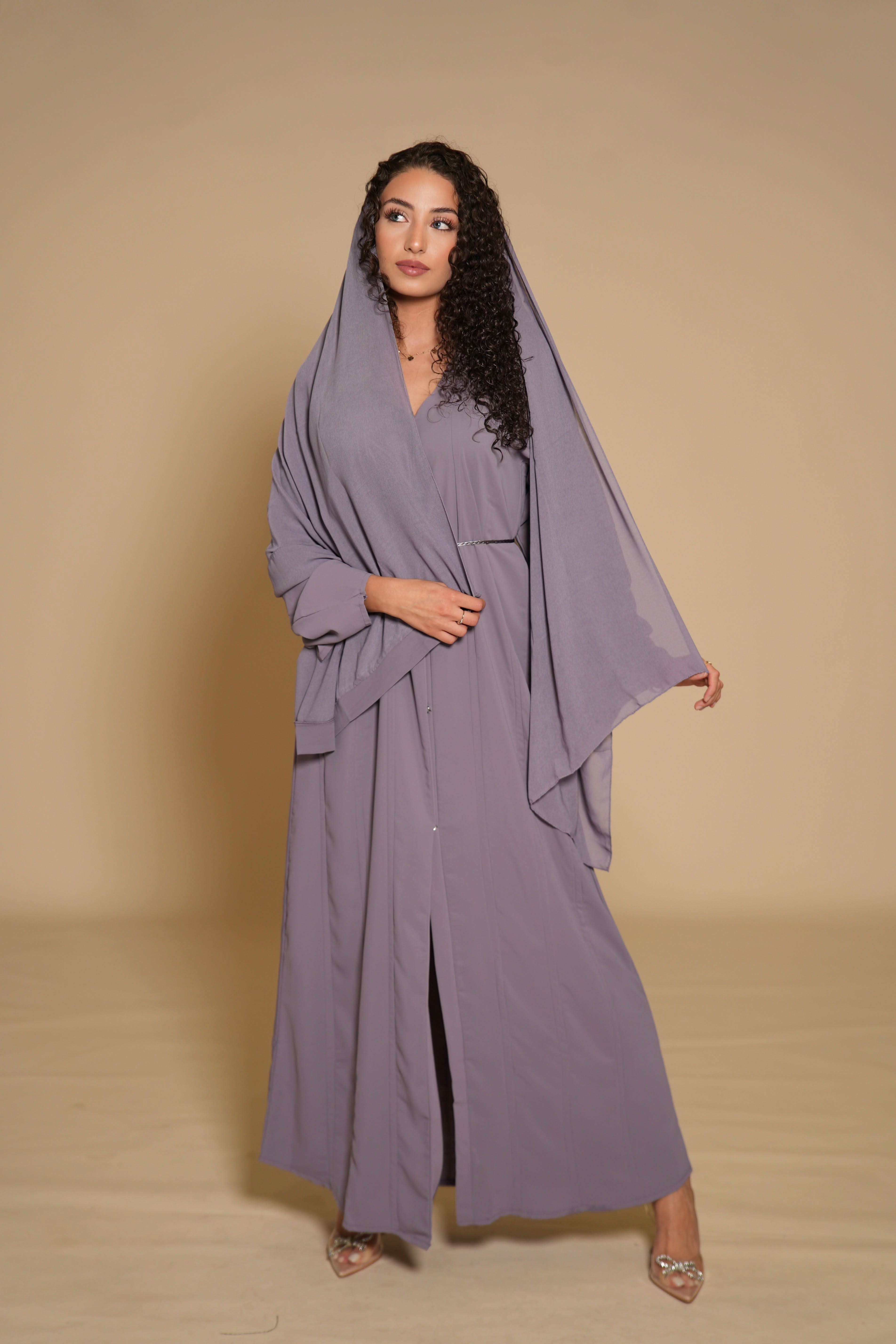 Abaya/Kimono - lavendel - Losyana.Shop