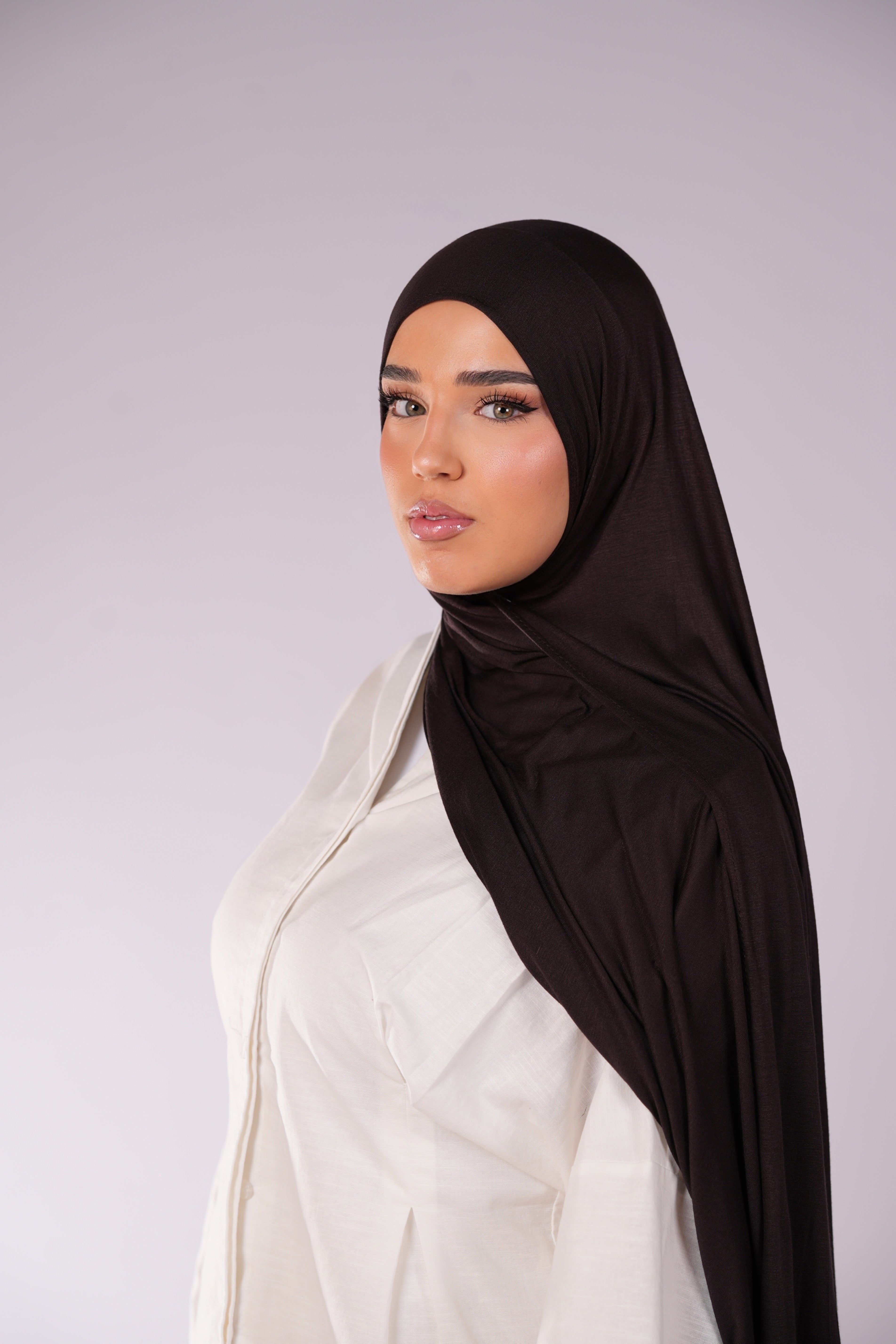Bamboo jersey - deep brown