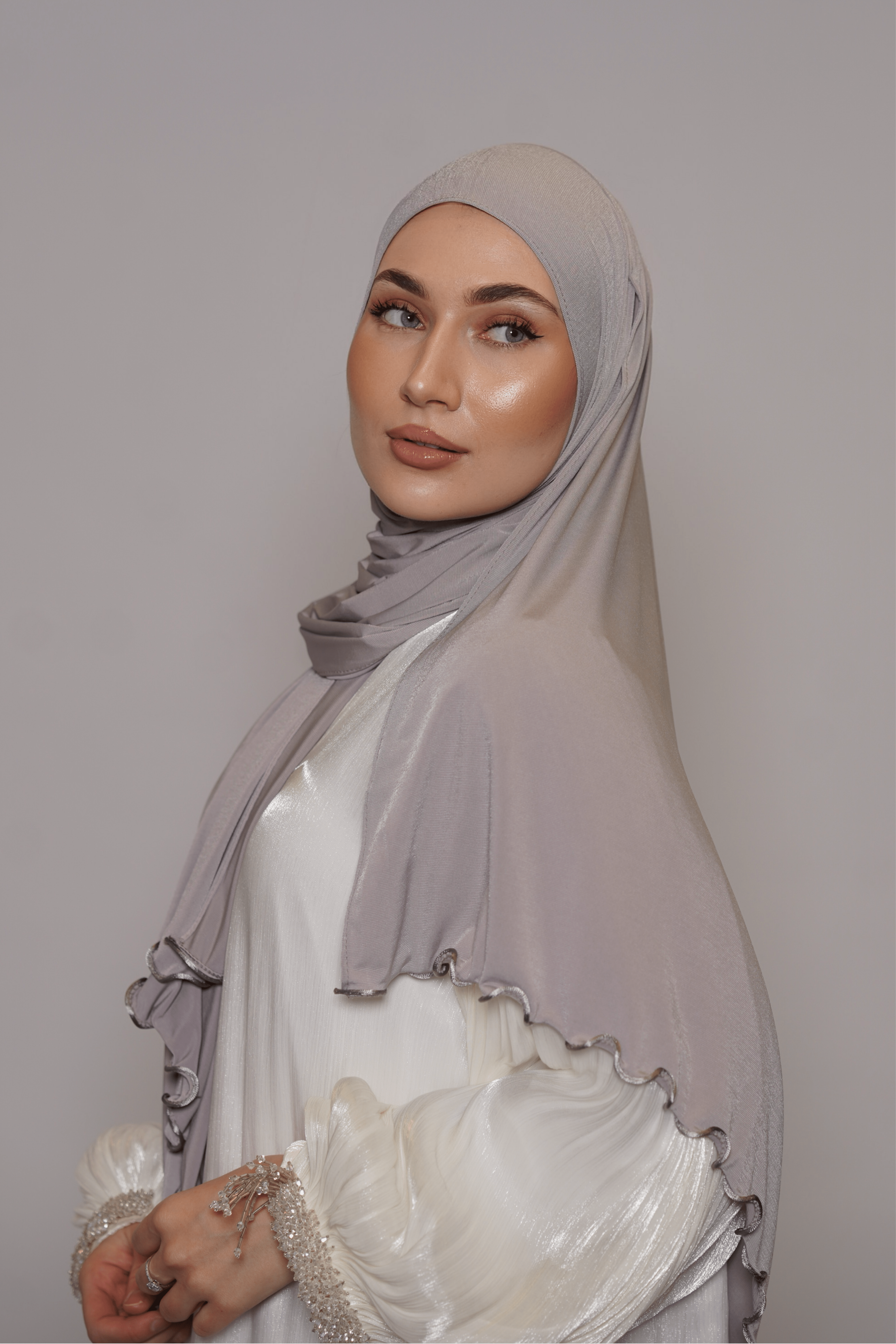 Premium Jersey Line - creme grey - Losyana.Shop