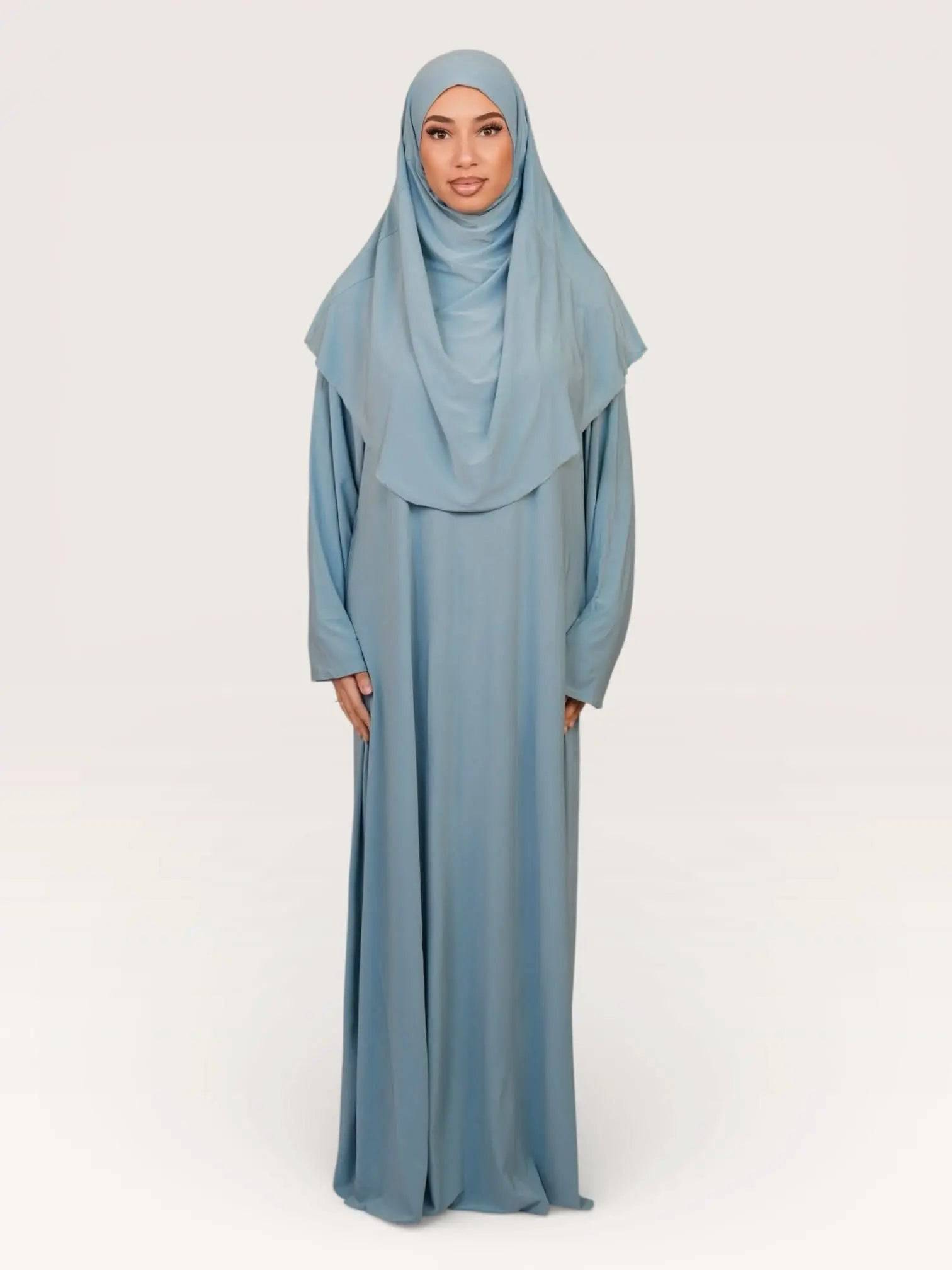 prayer dress premium jersey - turquoise Losyana.Shop