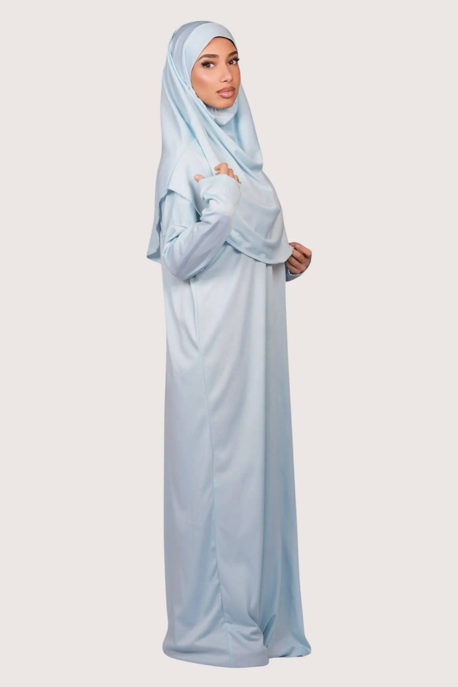 prayer dress jersey - baby blue Losyana.Shop
