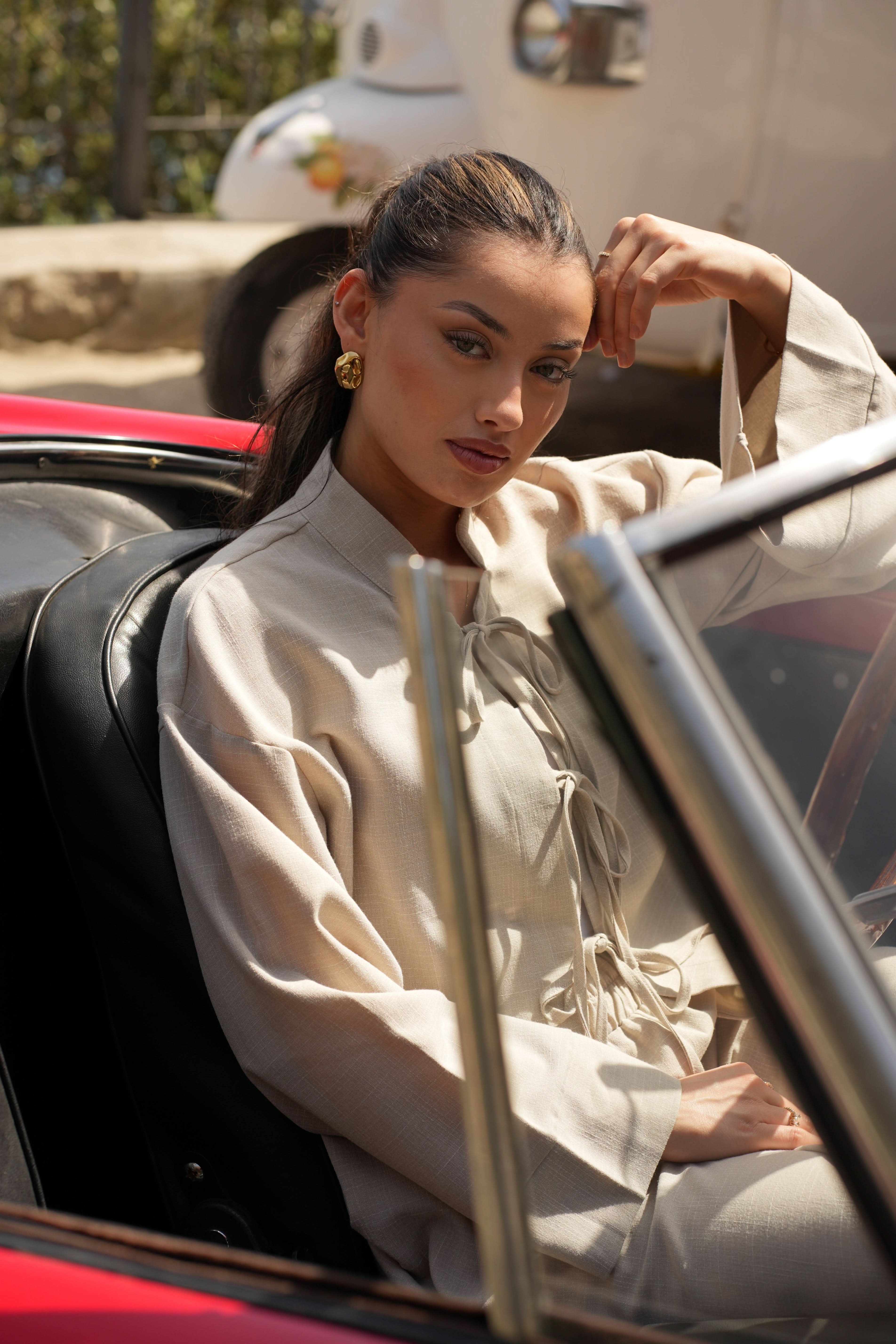 POSITANO EASE SET - COSTA CREAM - Losyana.Shop