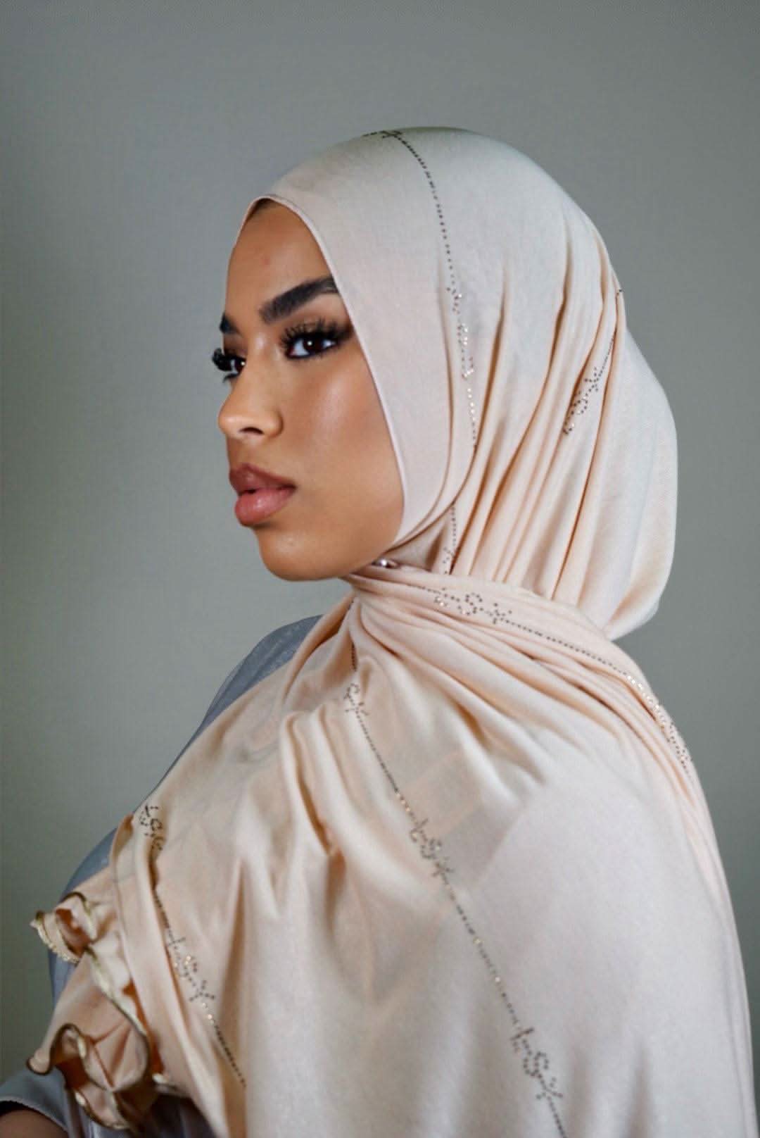 LSY Diamond Jersey - Light apricot - Losyana.Shop