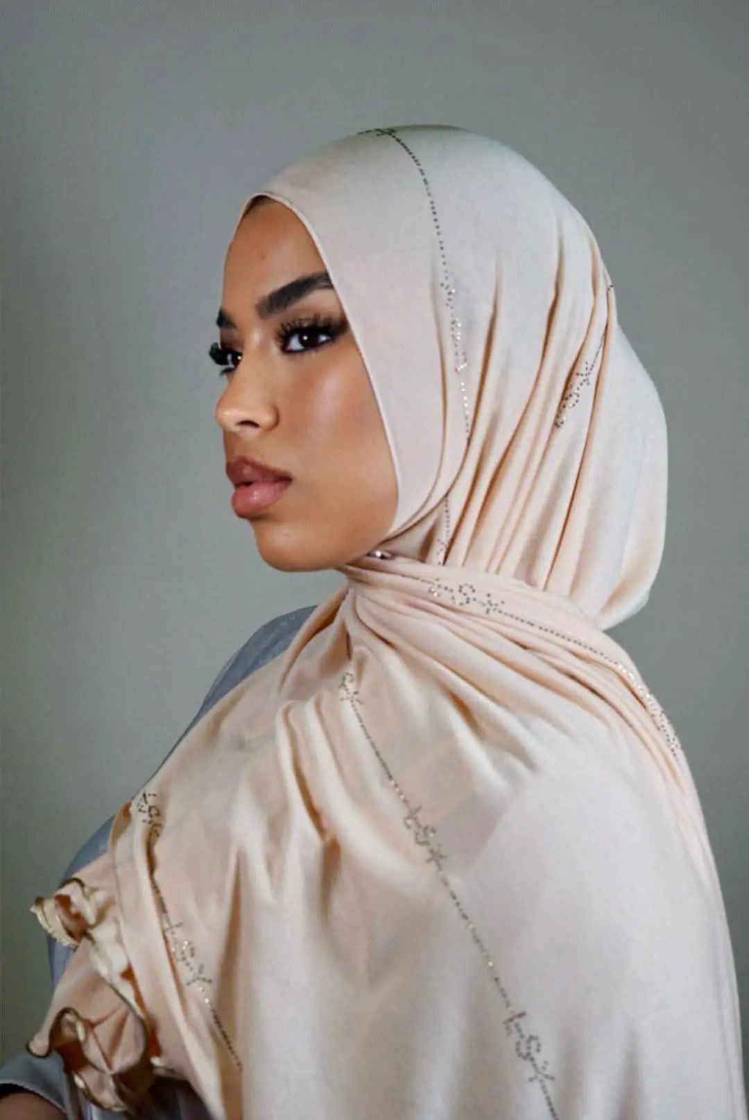LSY Diamond Jersey - Light apricot - Losyana.Shop