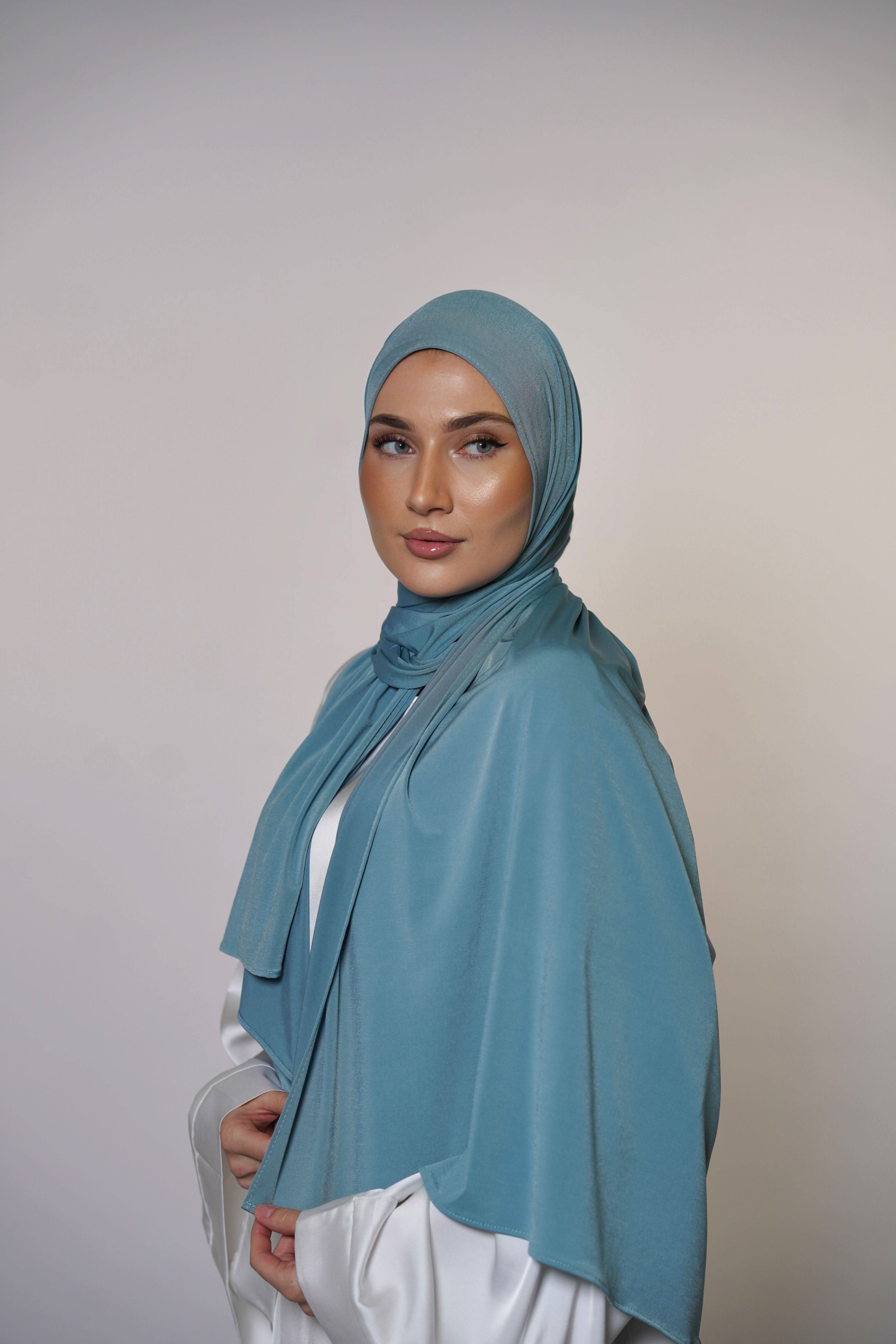 Satin Premium Jersey - sea - Losyana.Shop