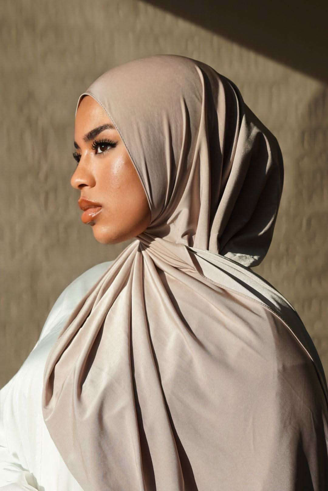 Satin Premium Jersey - creme beige - Losyana.Shop