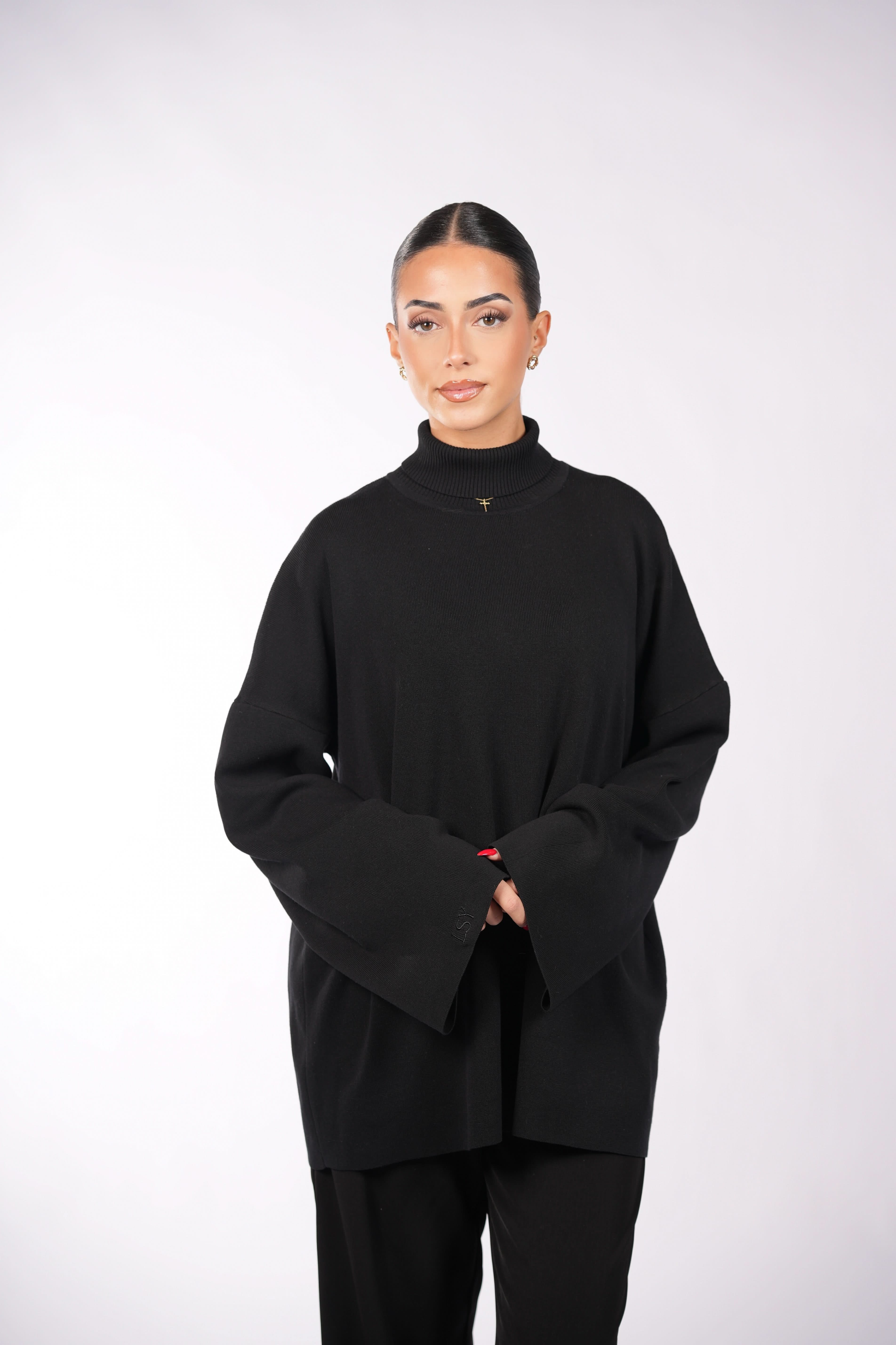 vienna luxury knit - black