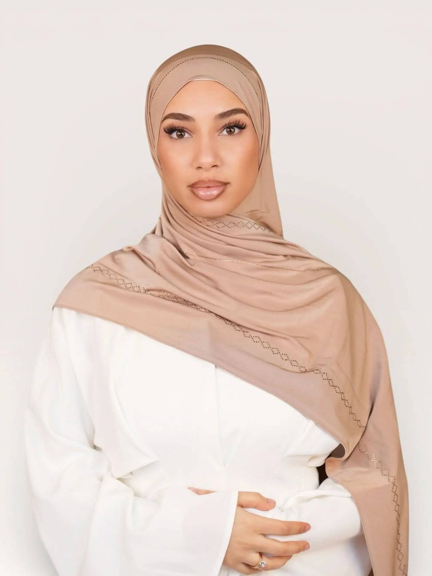 Diamond Satin premium Jersey - sand Losyana.Shop