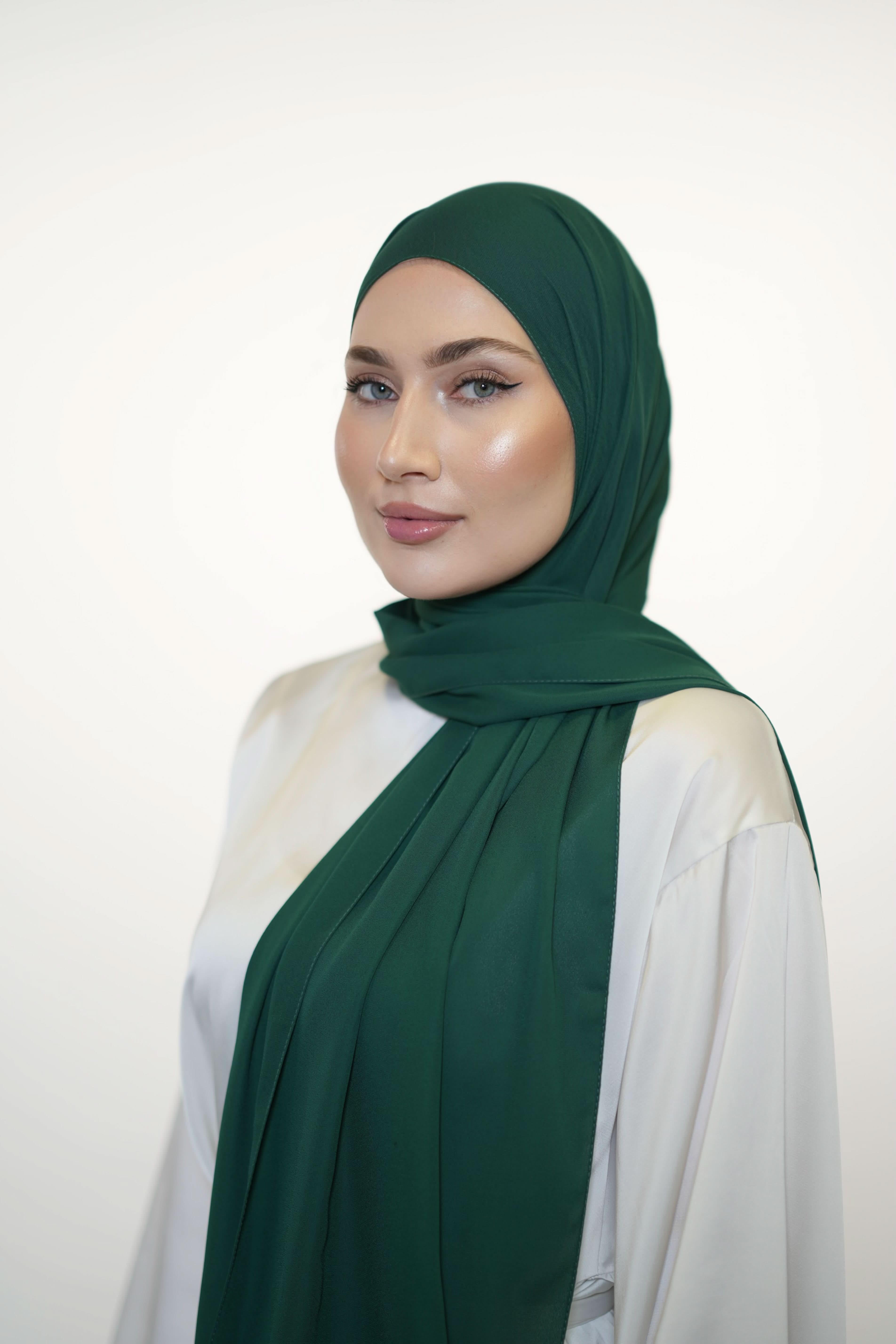 Crepe - royal green - Losyana.Shop