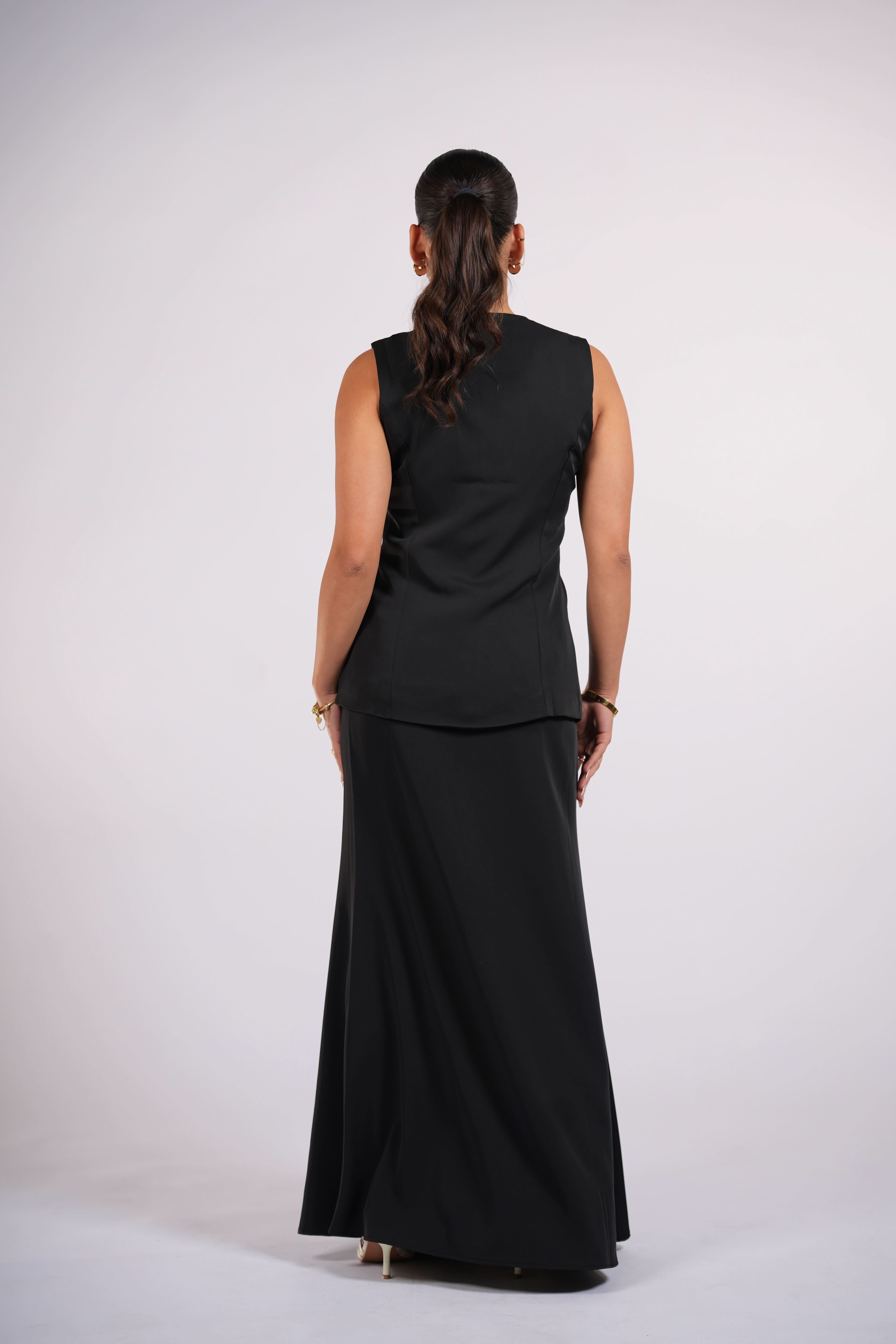 old vienna skirt - black - Losyana.Shop