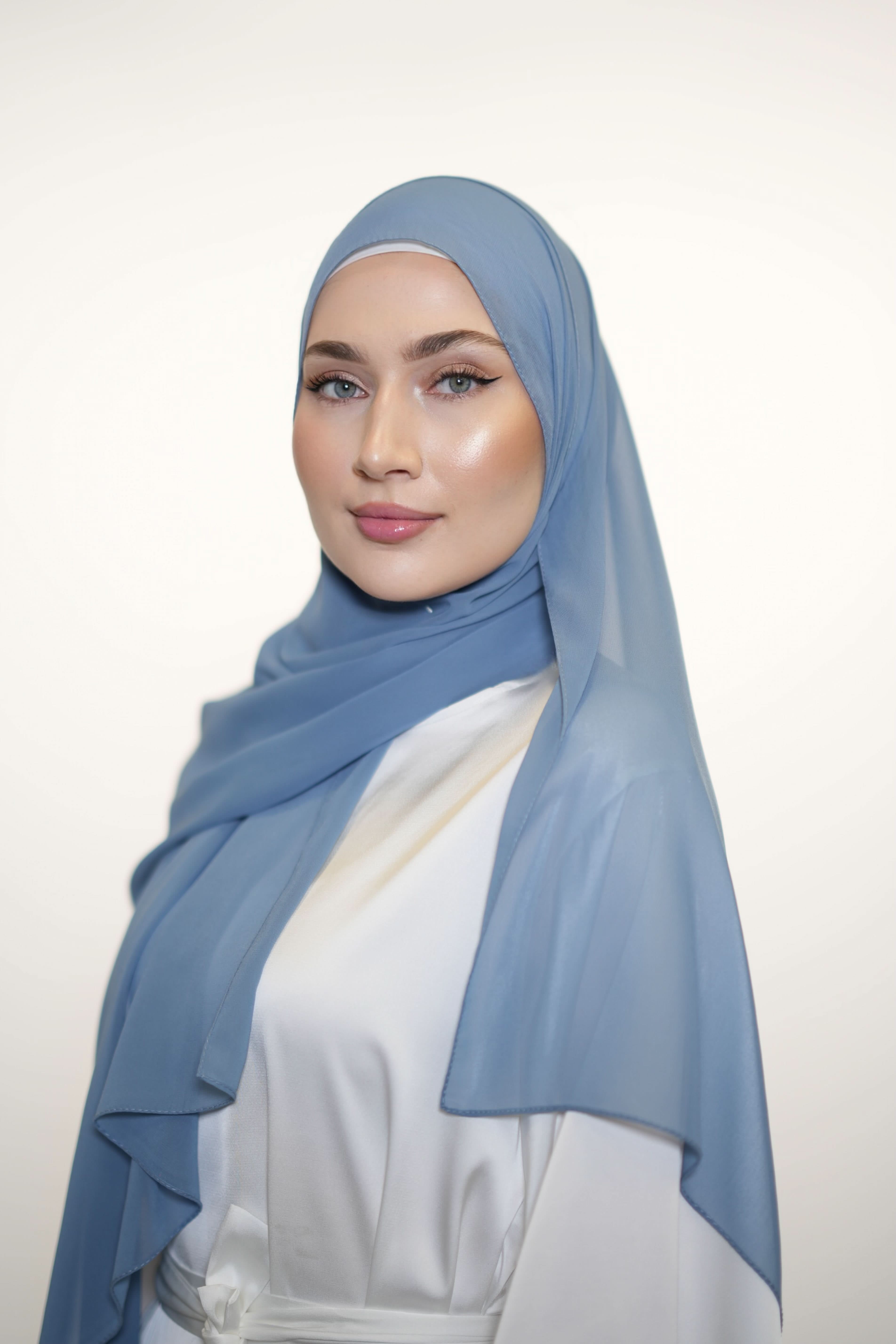 Chiffon - Mediterranean blue - Losyana.Shop