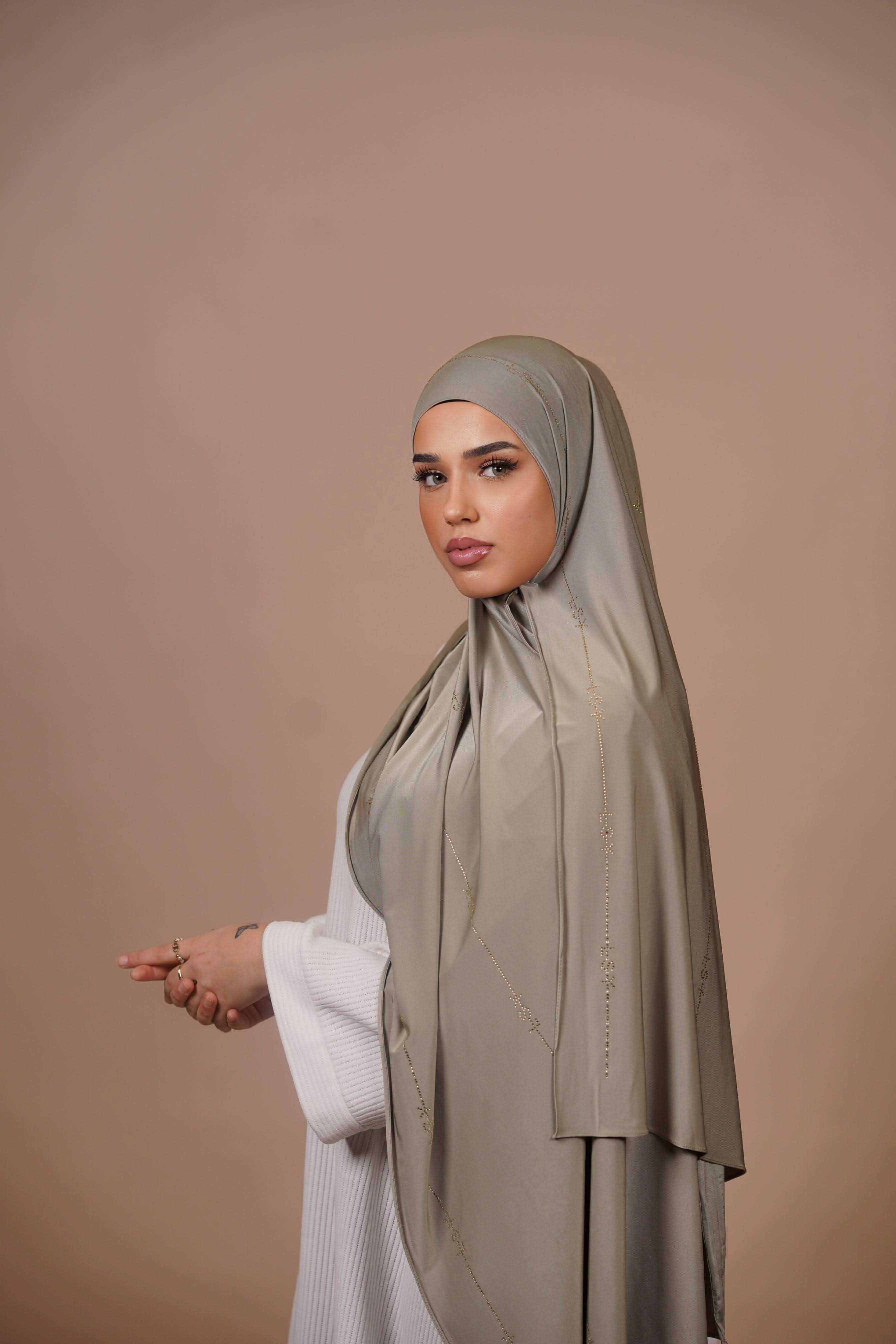 LSY Satin Premium Jersey - pistachio - Losyana.Shop