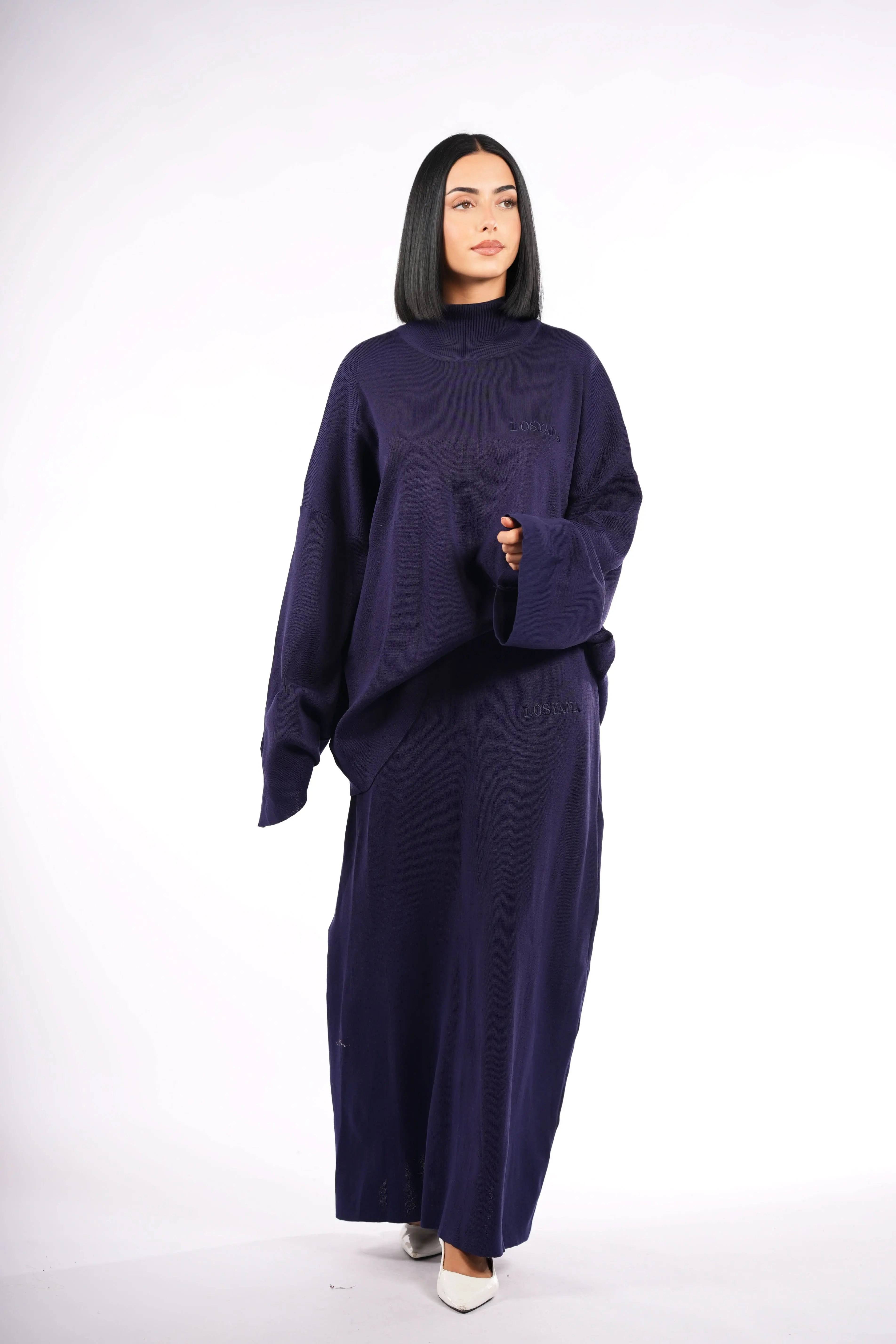 Luxury Cotton Set - navy Losyana.Shop