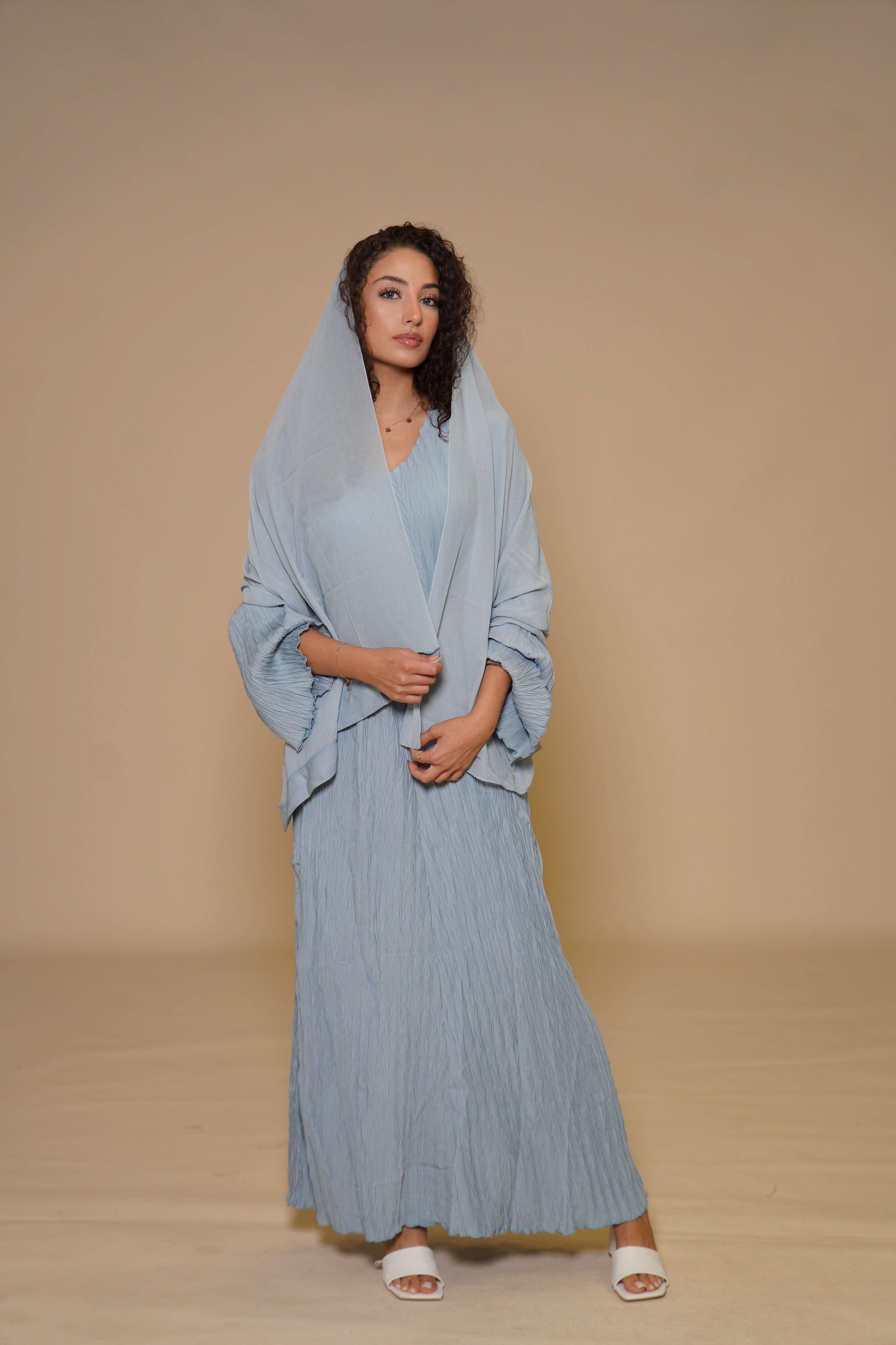 dress - Baby Blue - Losyana.Shop