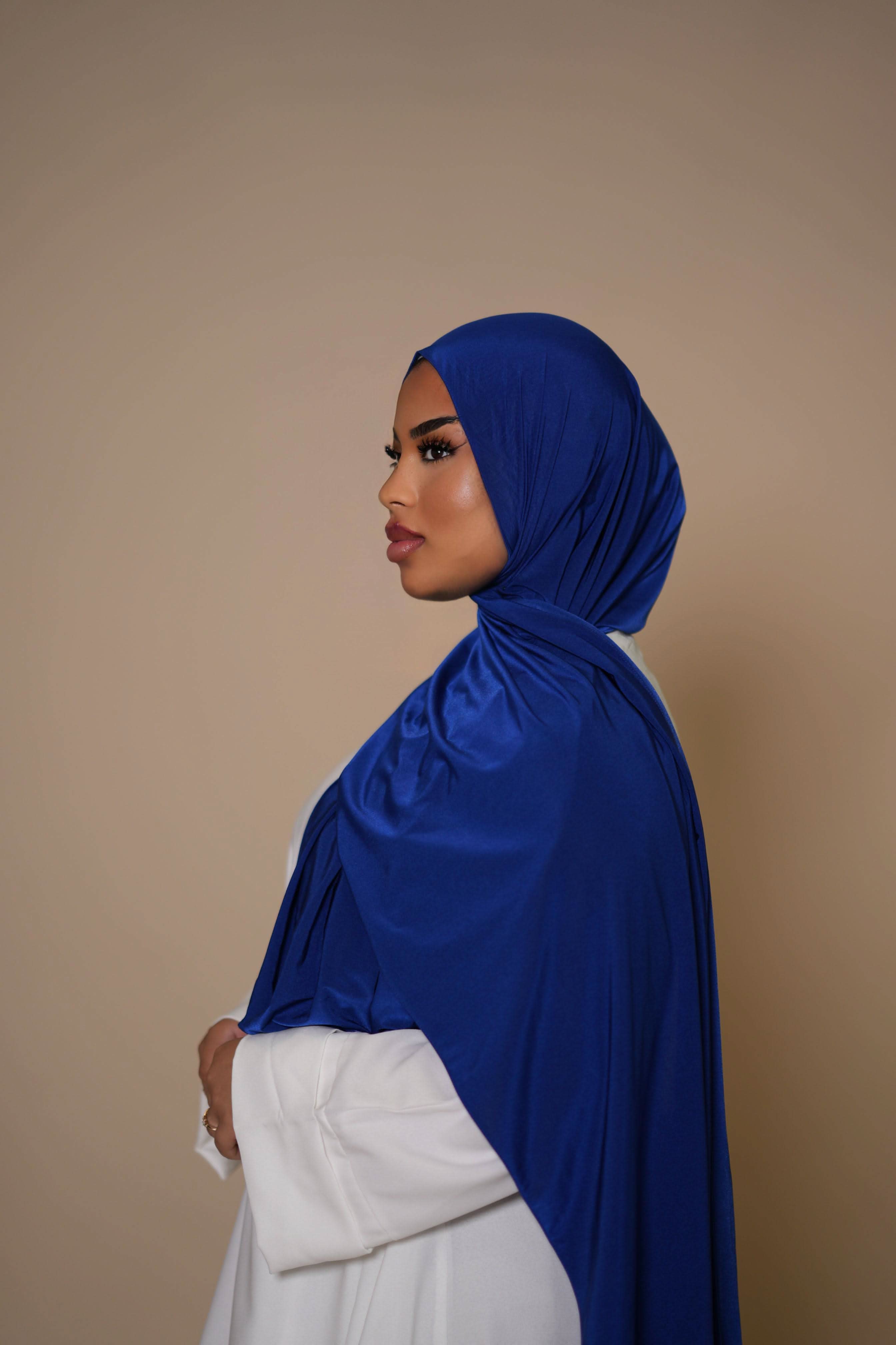 Satin Premium Jersey - royal blue - Losyana.Shop