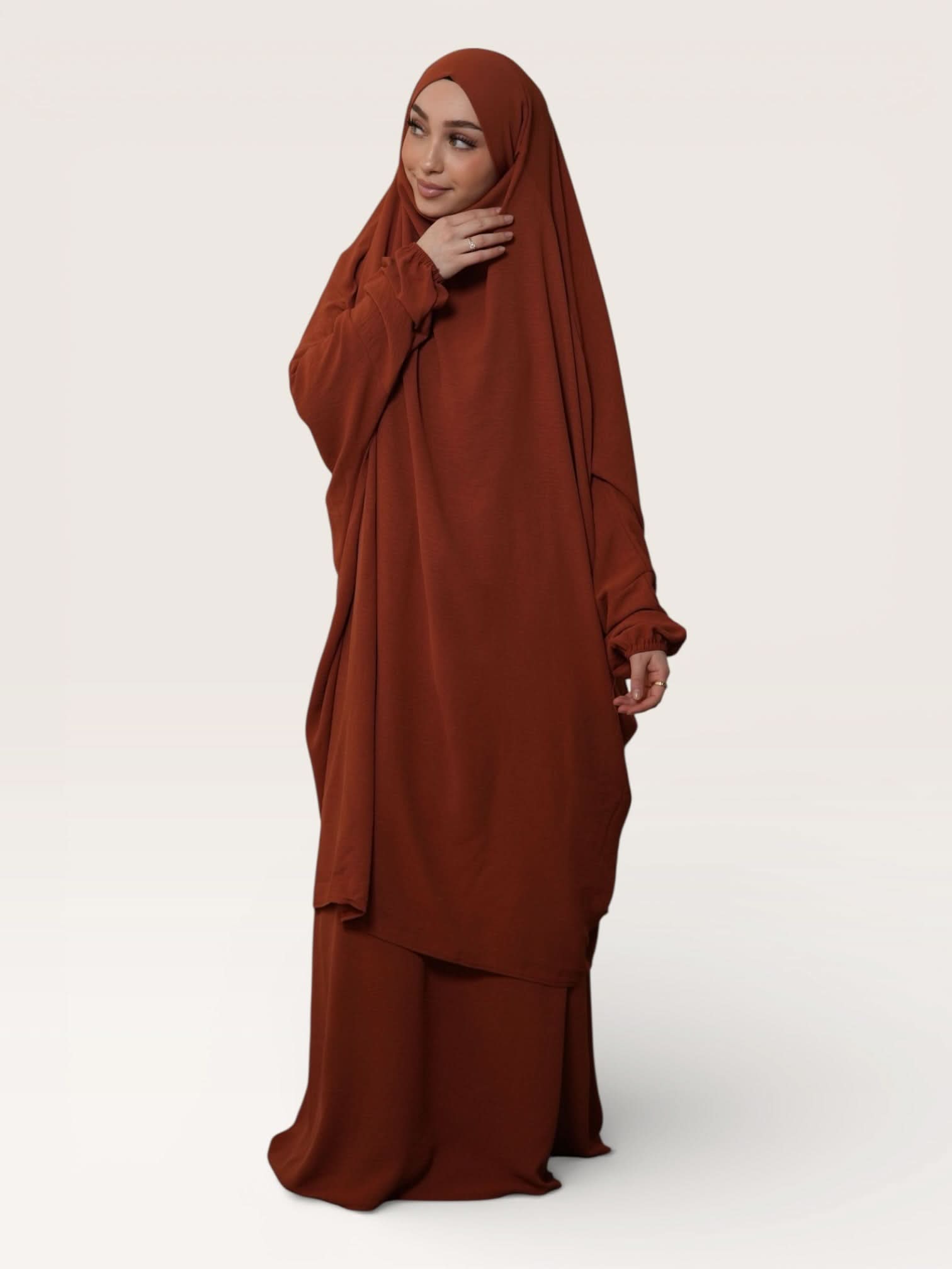 jazz jilbab - red - Losyana.Shop