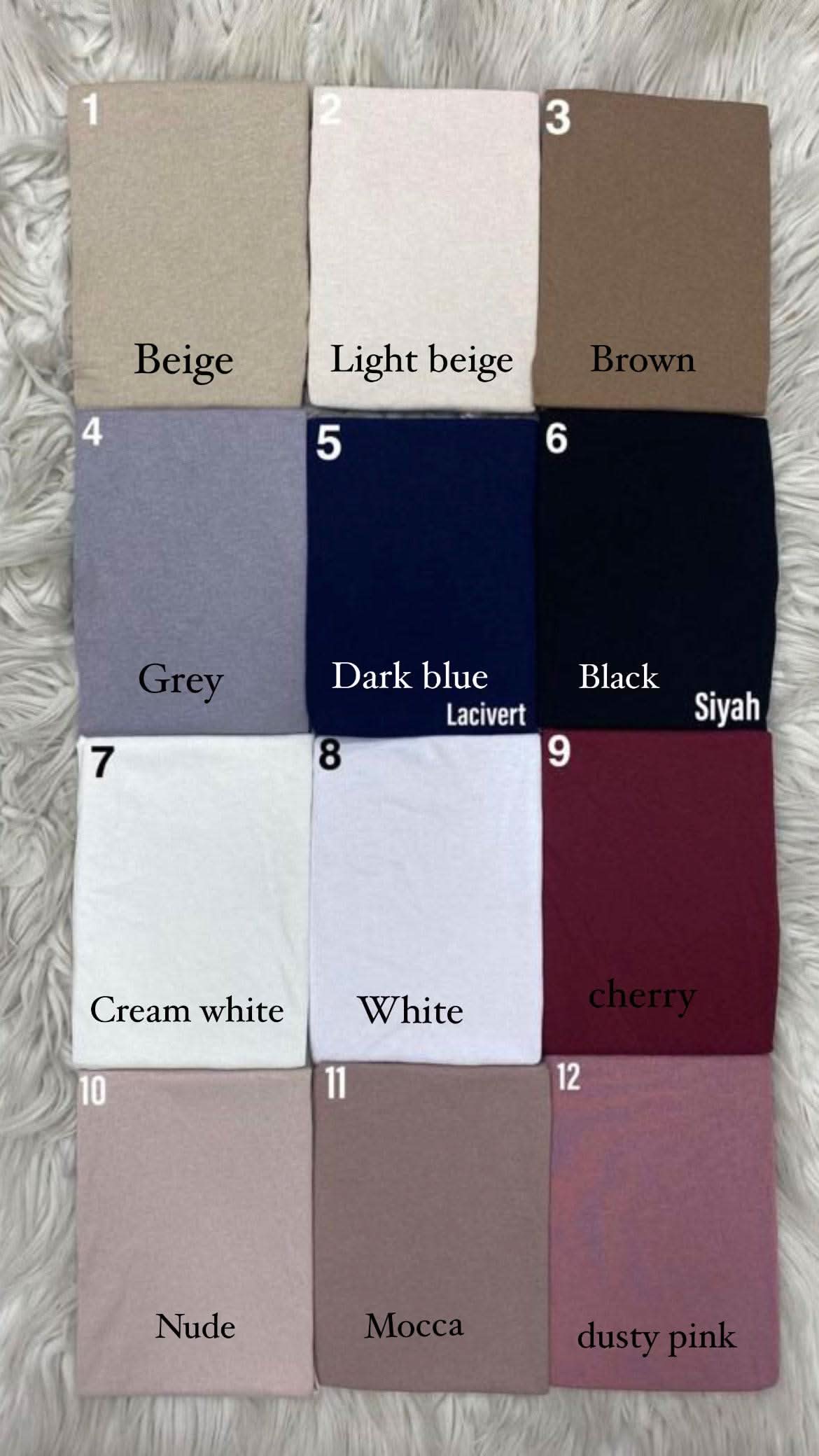 Basic closed underscarf - Losyana.Shop