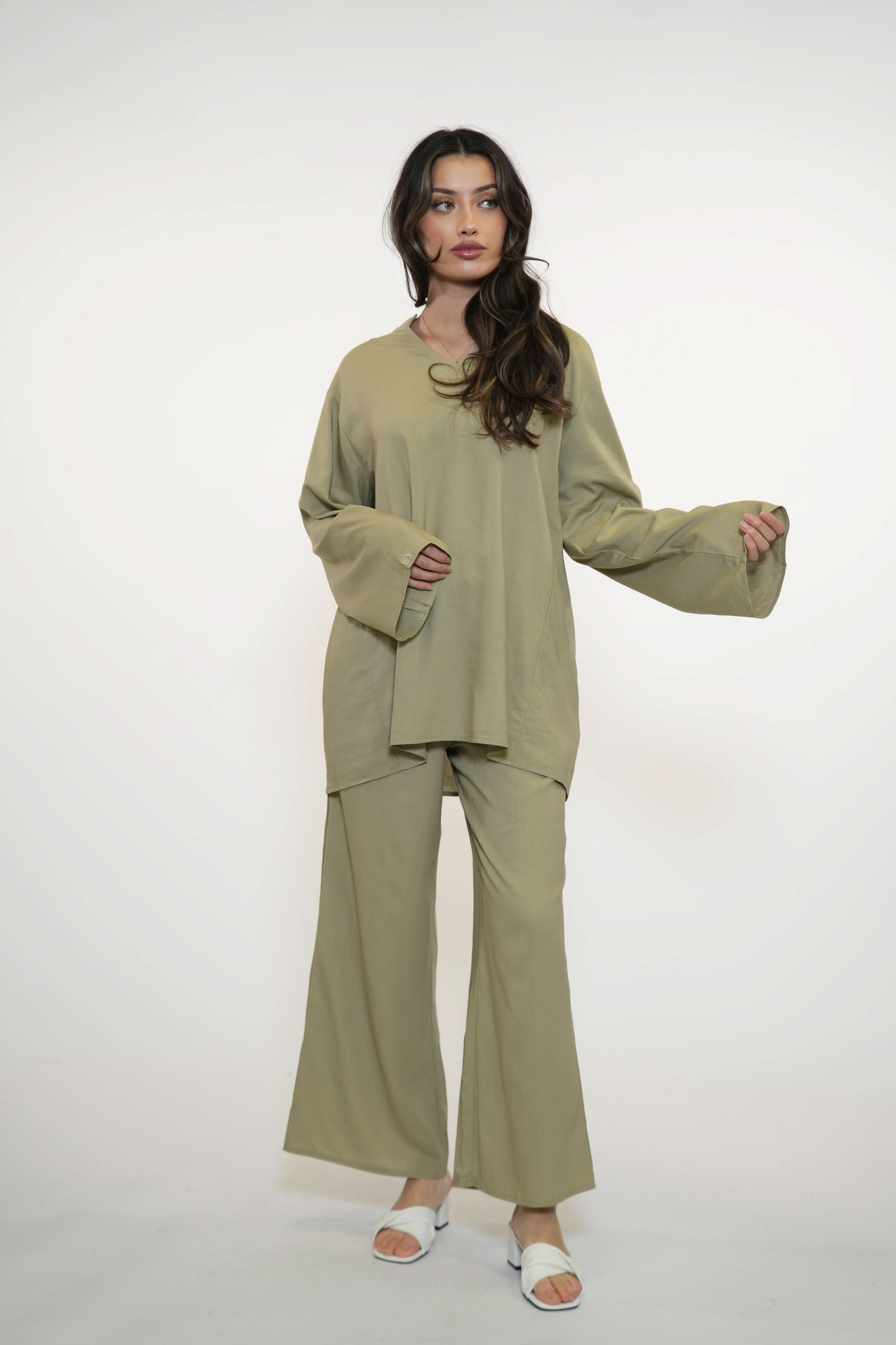 SICILIAN BREEZE SET - PISTACHIO - Losyana.Shop