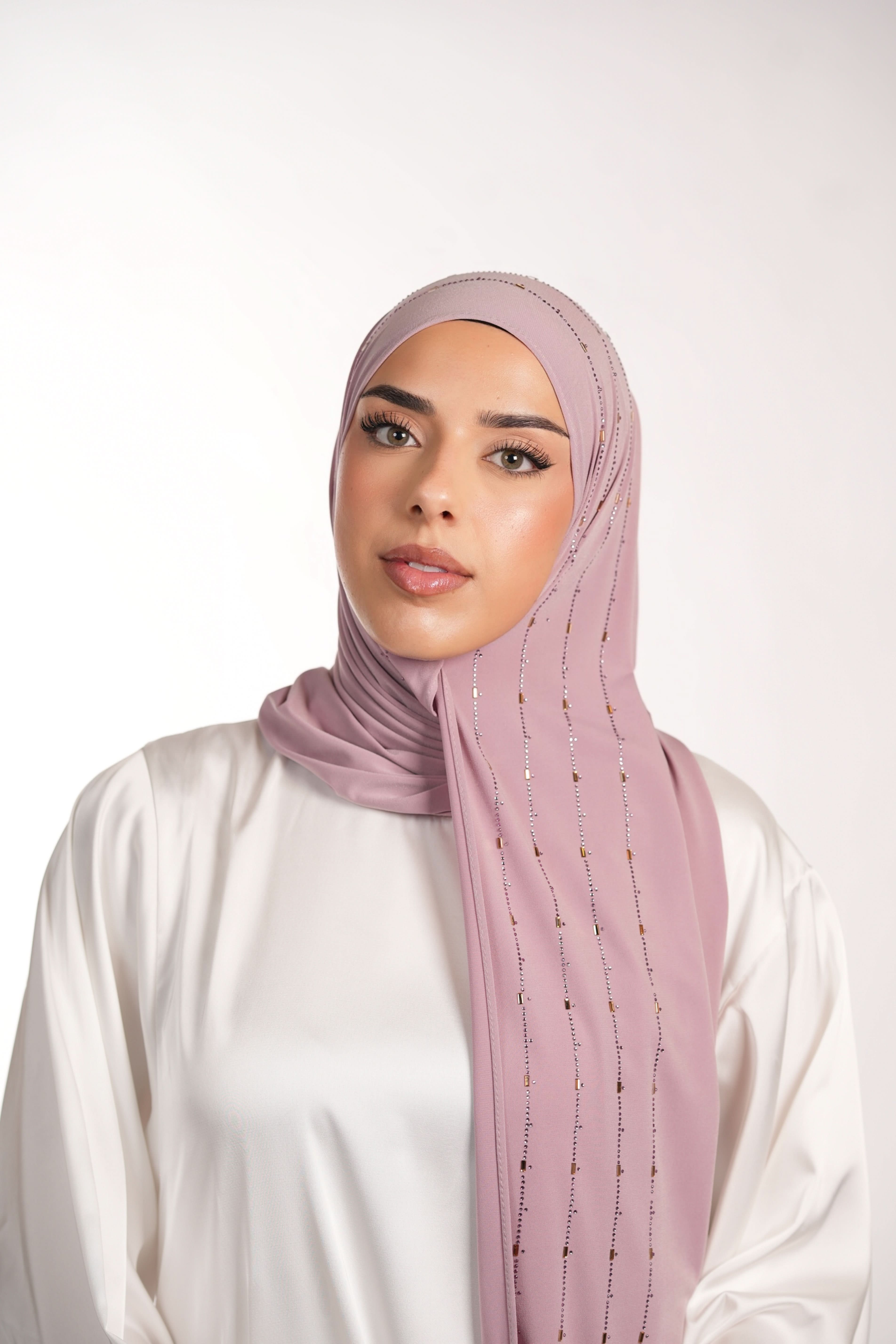 Premium Jersey Strass - rose - Losyana.Shop