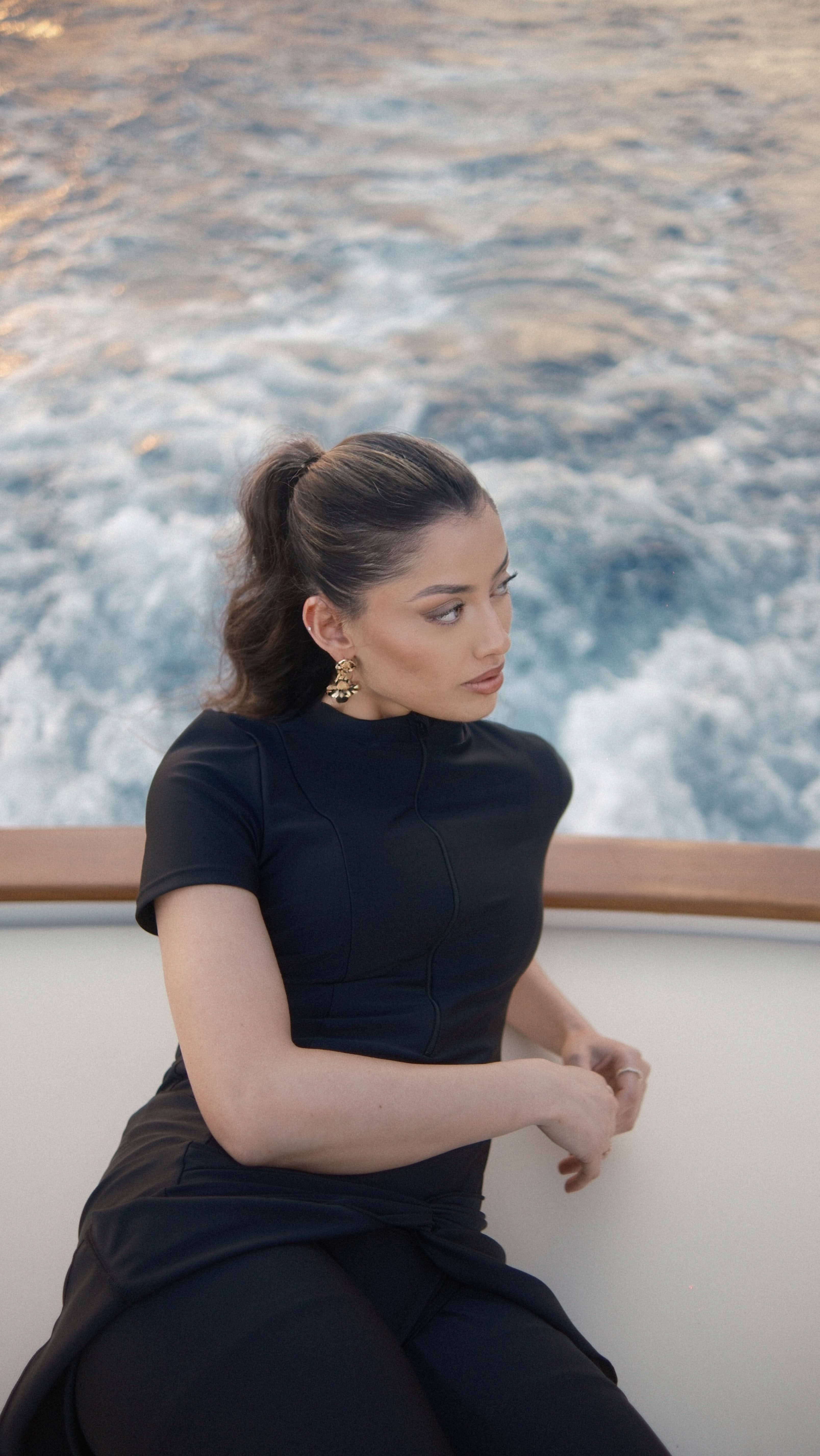 LUNA MARINA SET - BLACK - Losyana.Shop