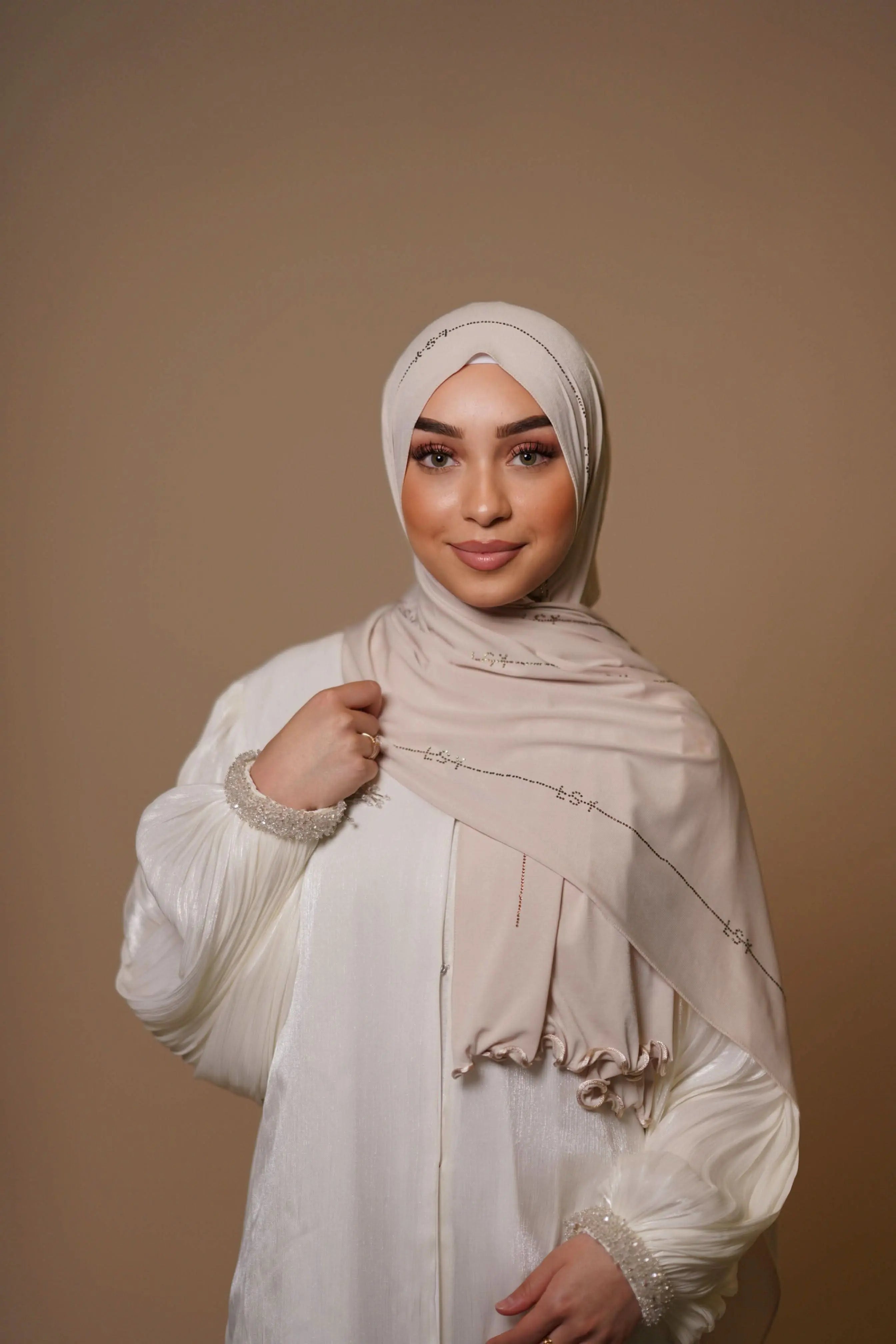 LSY Diamond Premium Jersey - light beige - Losyana.Shop