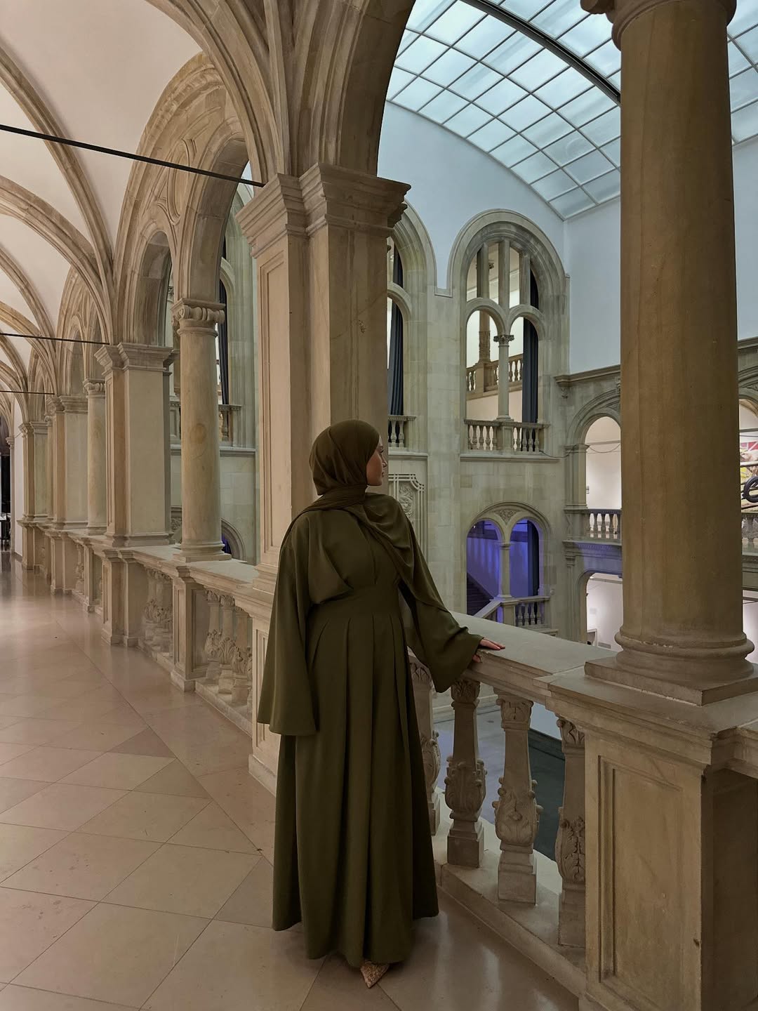 the corset dress - olive