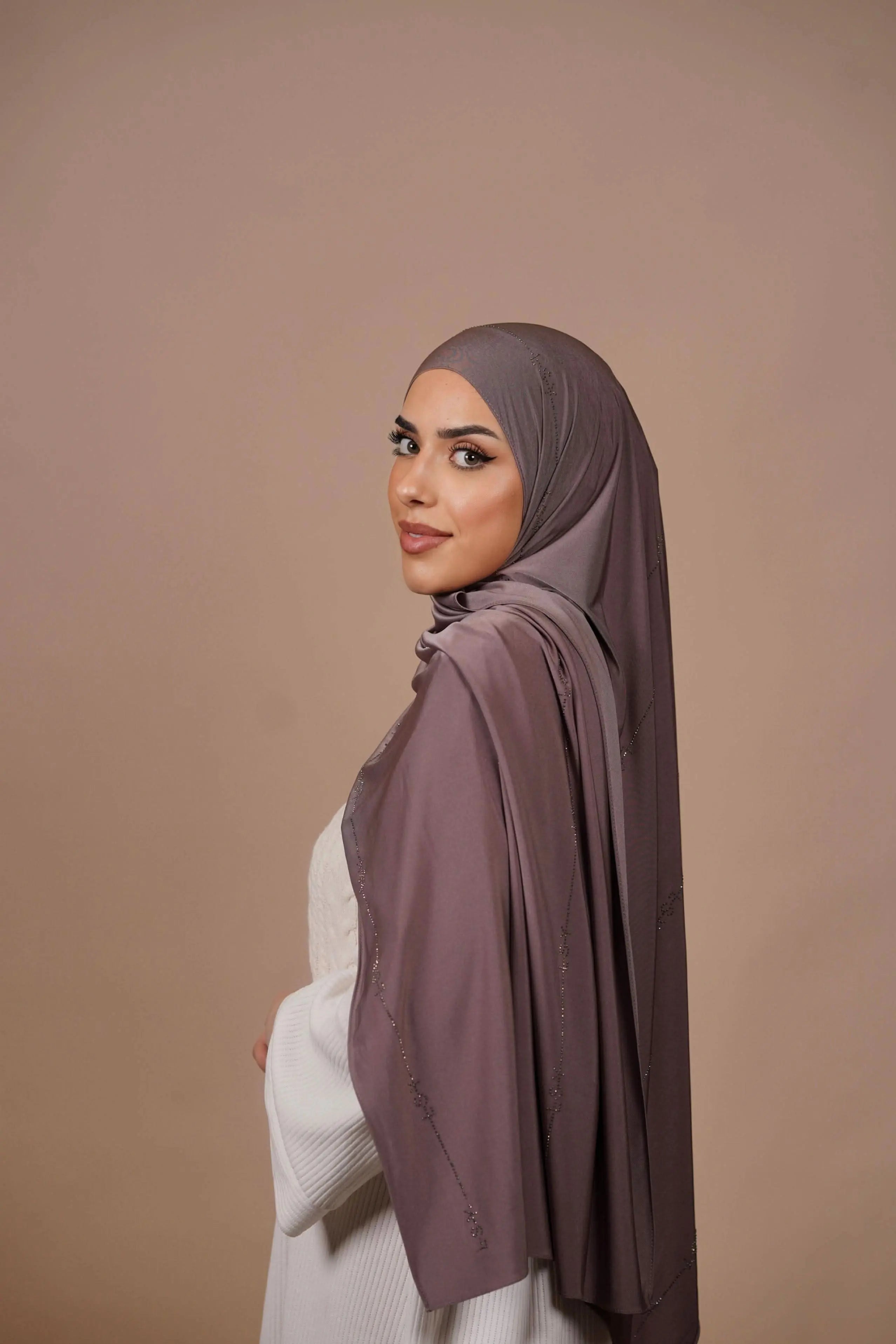 LSY Satin Premium Jersey - cacao - Losyana.Shop