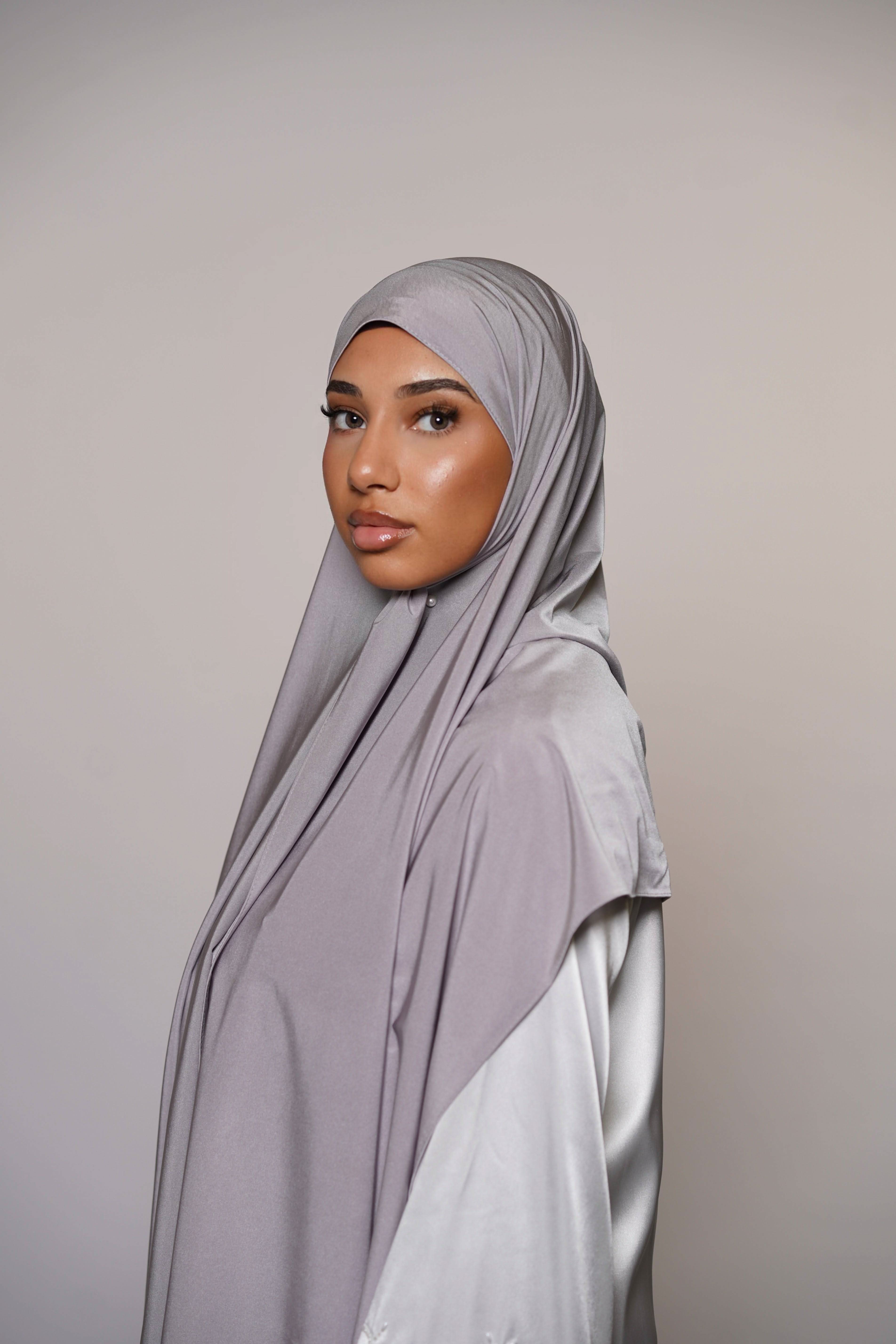 Satin Premium Jersey - steel - Losyana.Shop