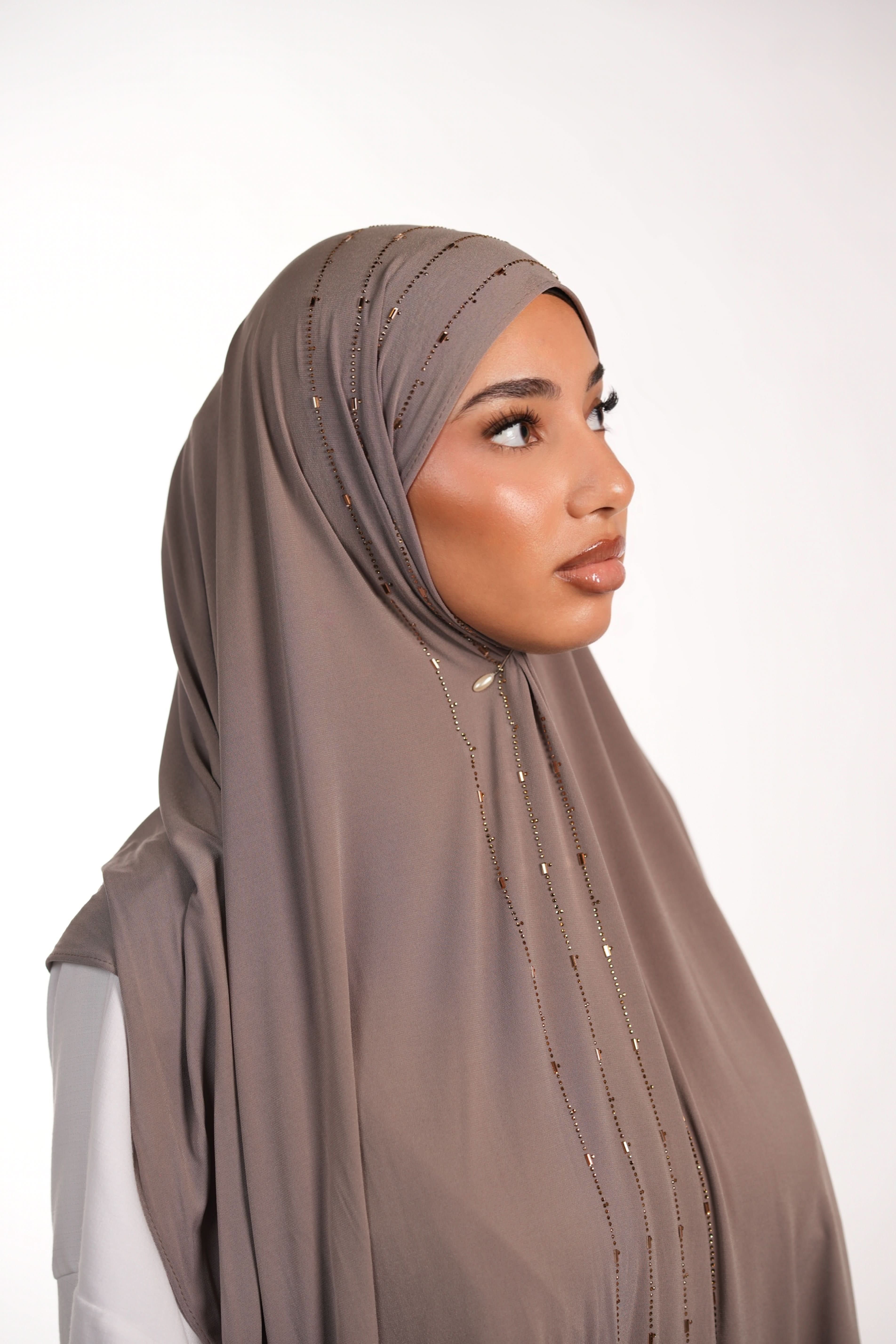 Premium Jersey Strass - mushroom - Losyana.Shop