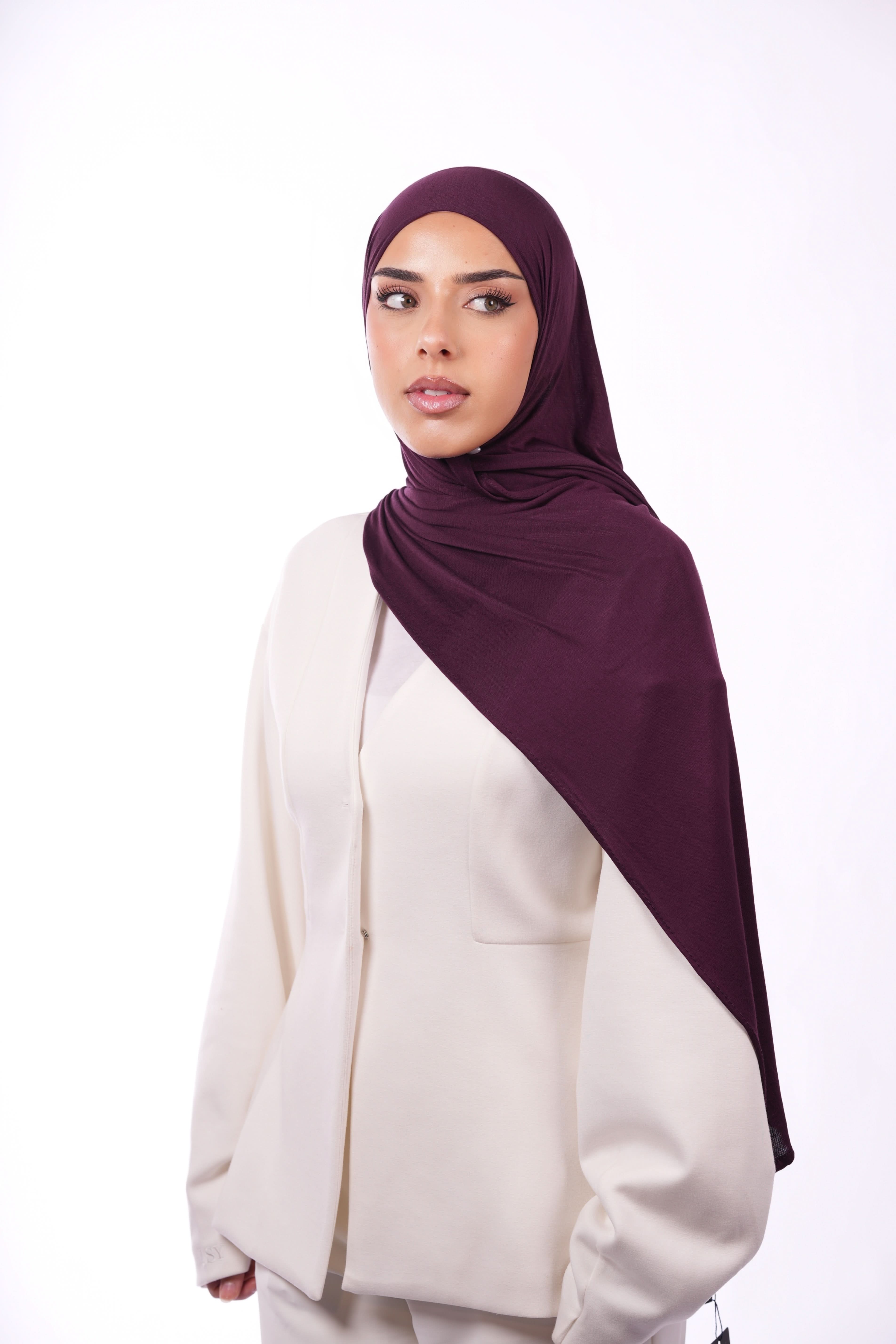 Bamboo Jersey - eggplant - Losyana.Shop