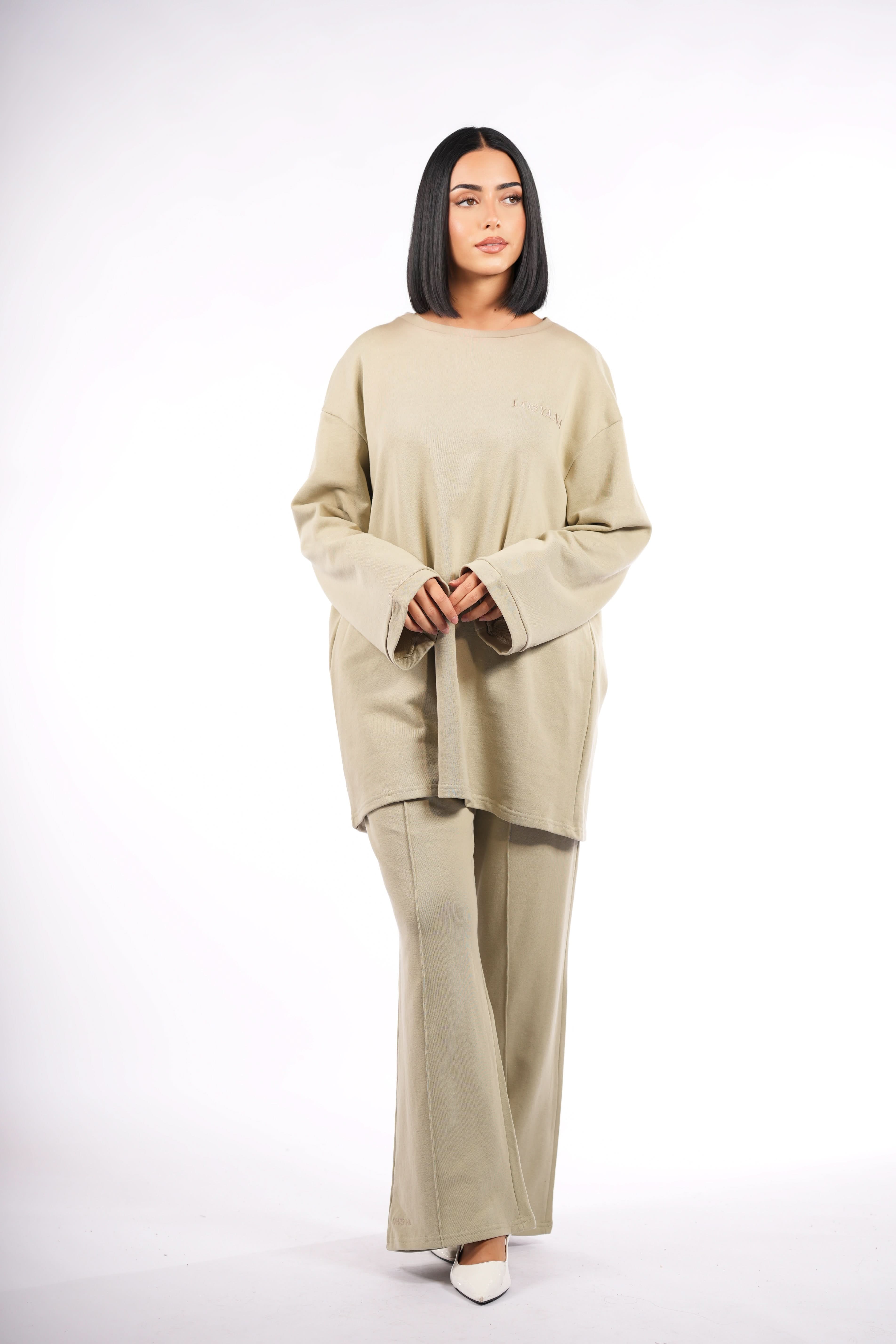 Lounge and Gym set - pistachio - Losyana.Shop