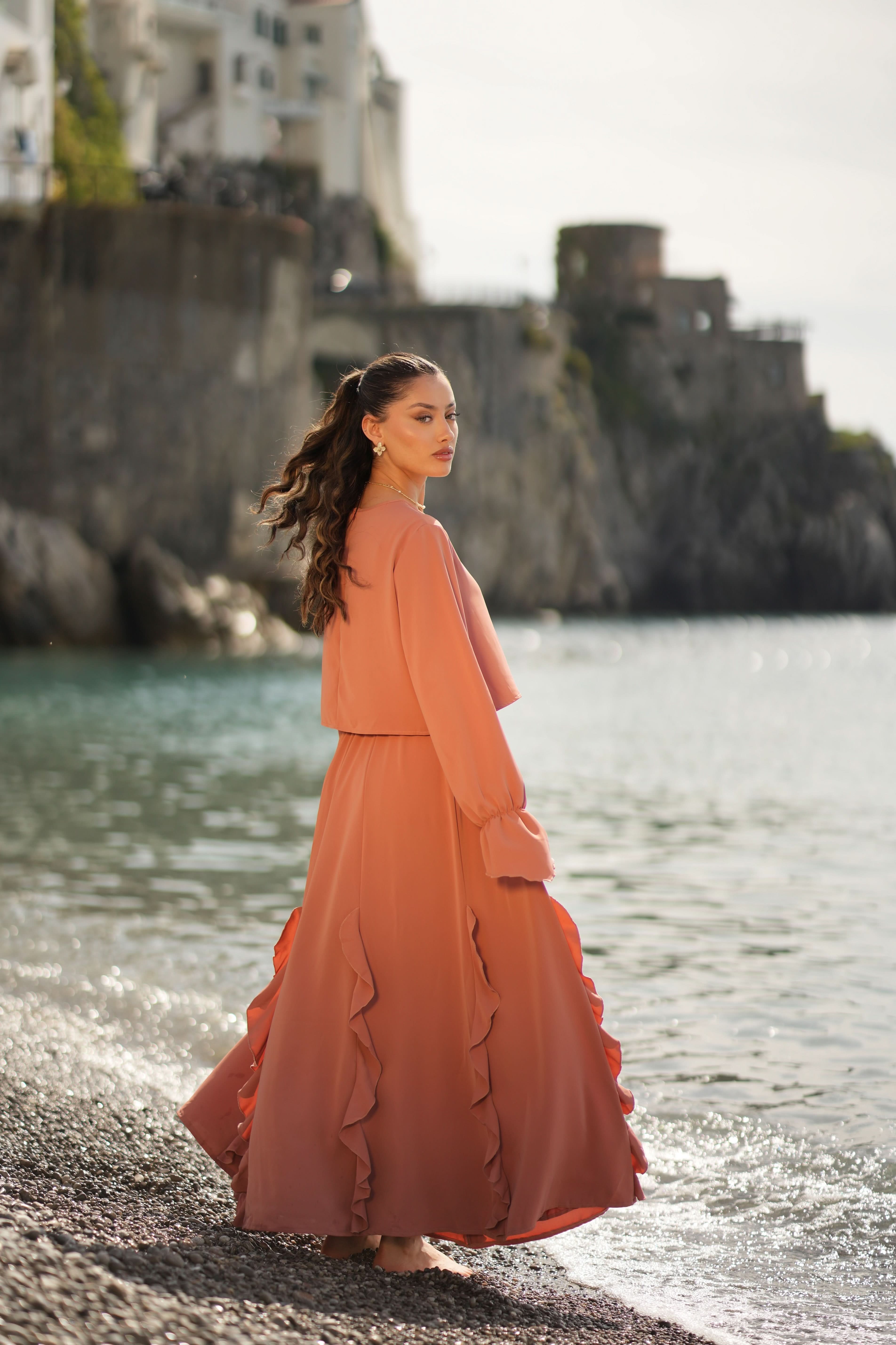 AMALFI MUSE - CORAL - Losyana.Shop
