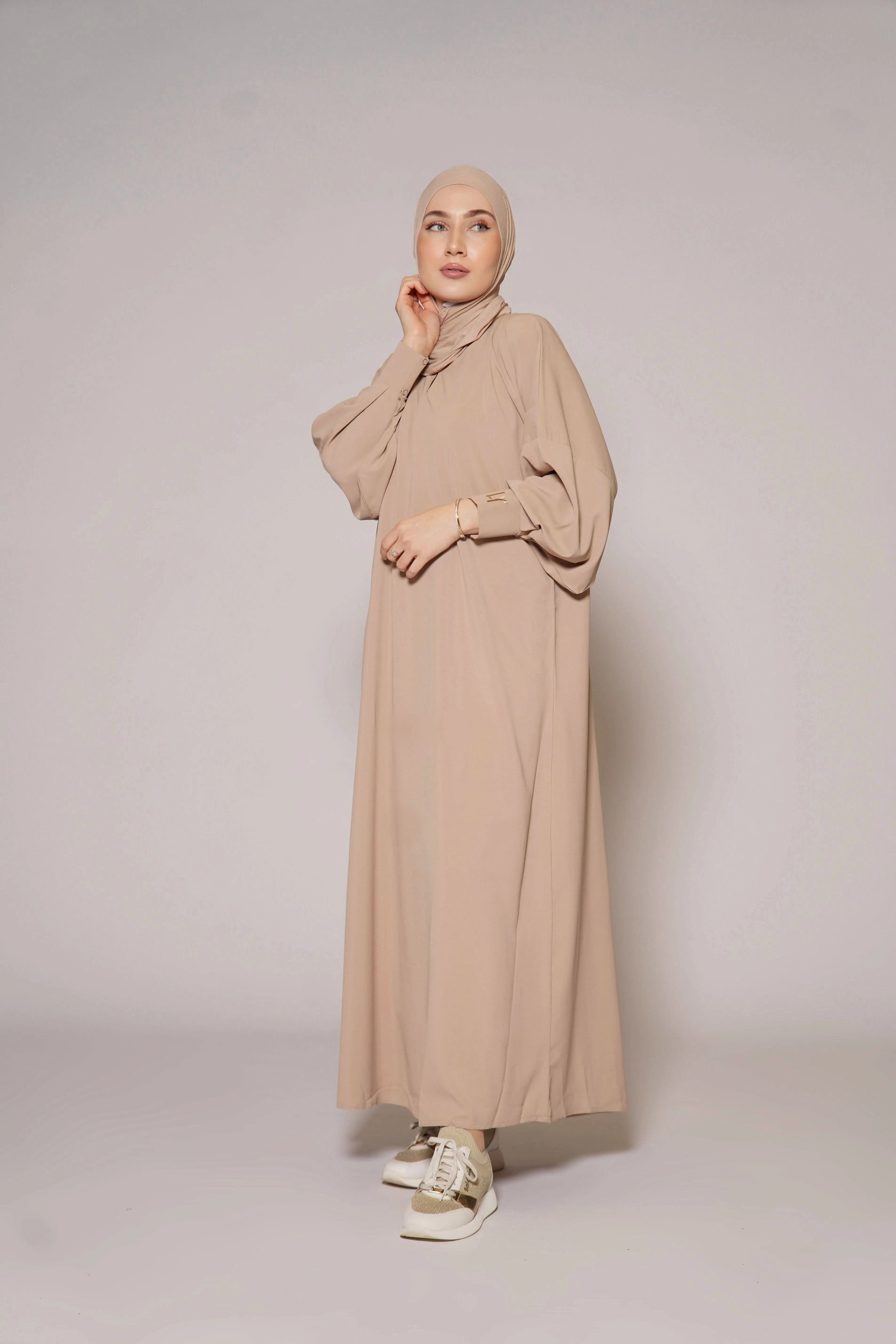 LY Abaya - beige - Losyana.Shop