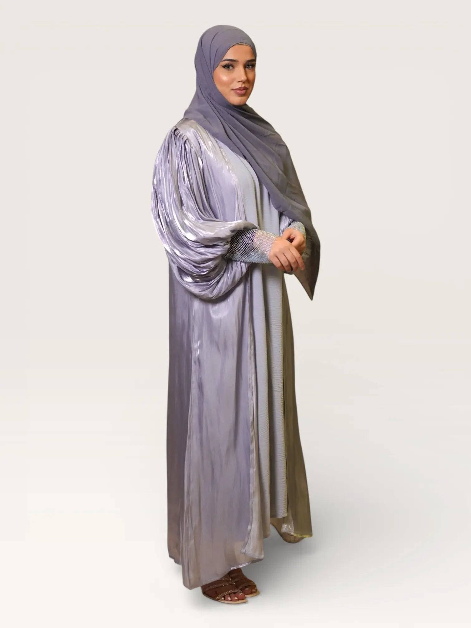 Ballon abaya - lavender - Losyana.Shop