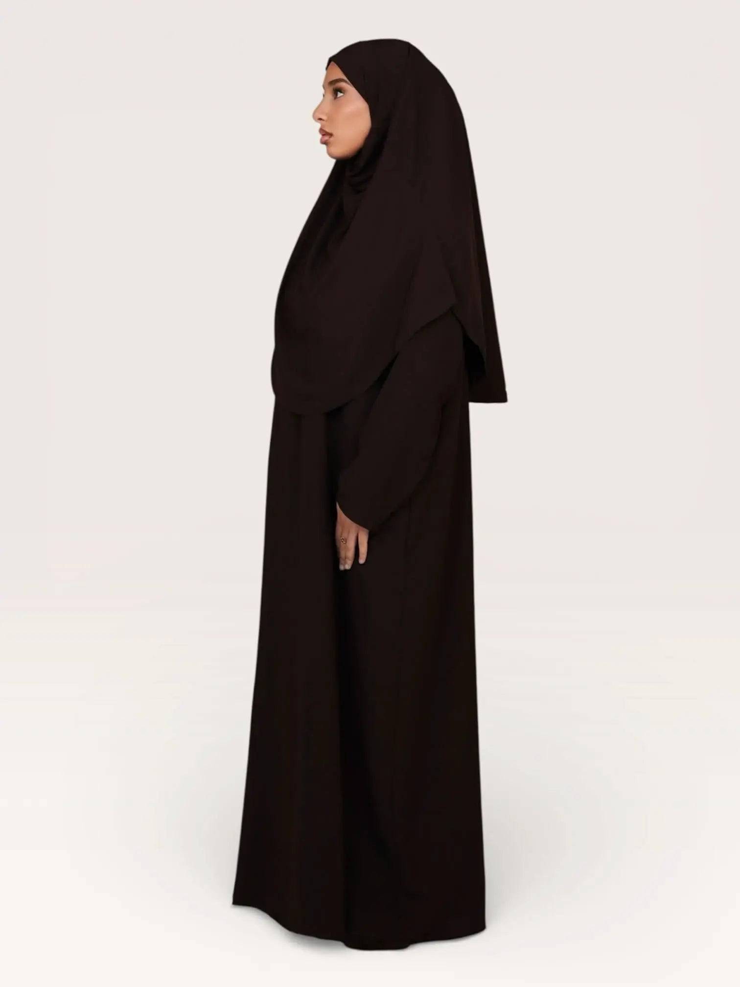 prayer dress medina - espresso Losyana.Shop