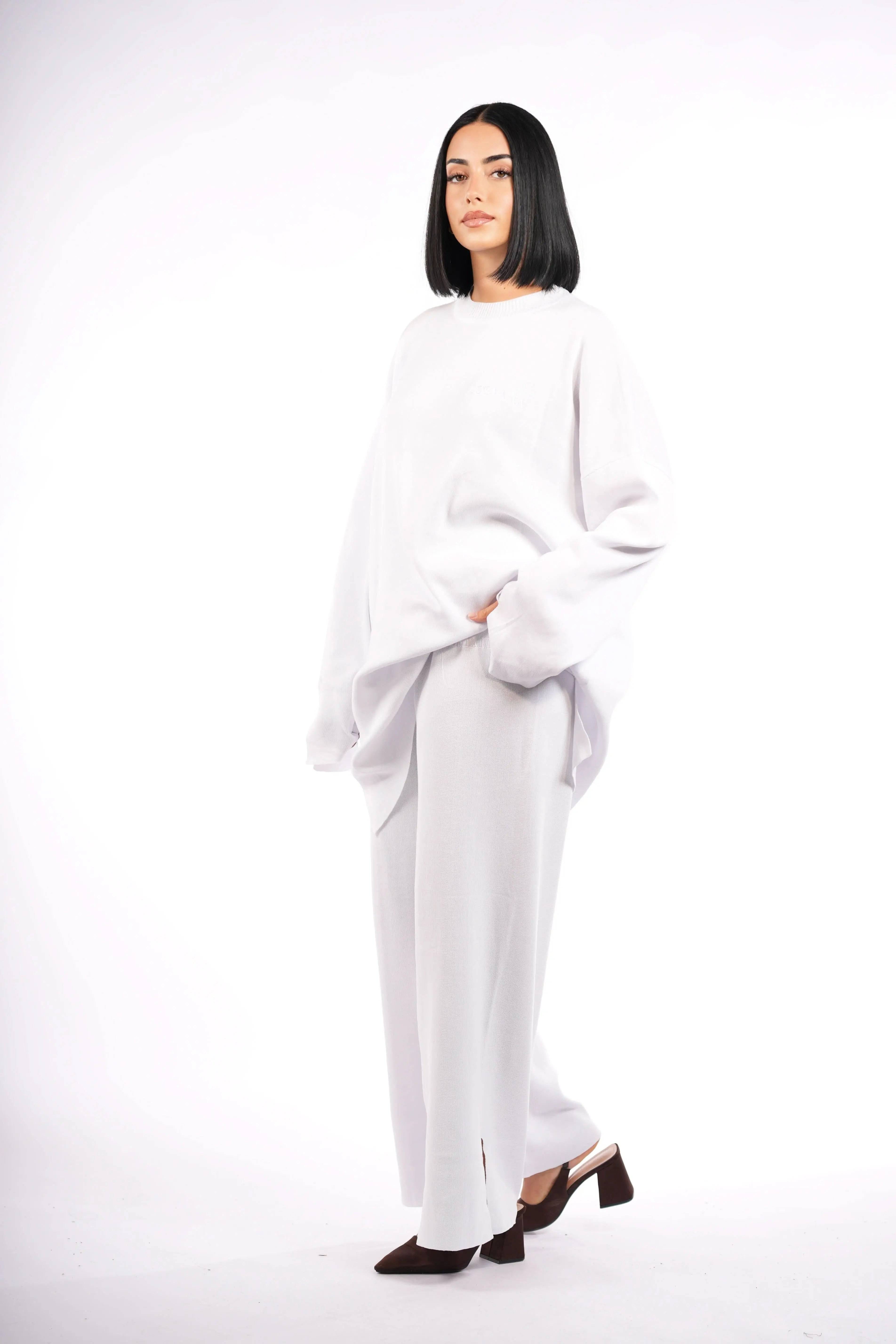 Signature Cotton Set - White - Losyana.Shop